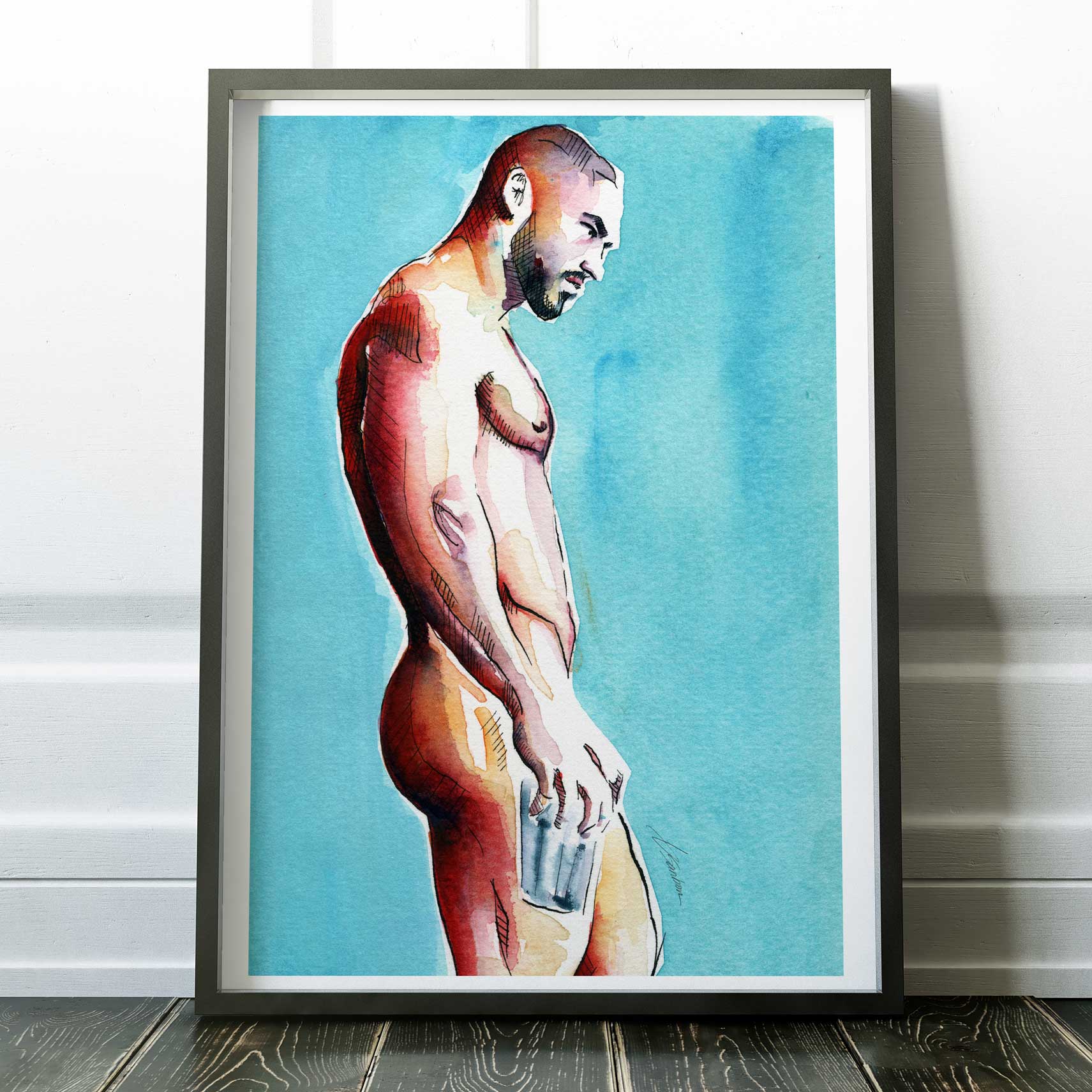 A Quiet Pour – Art Print Artist Brenden Sanborn