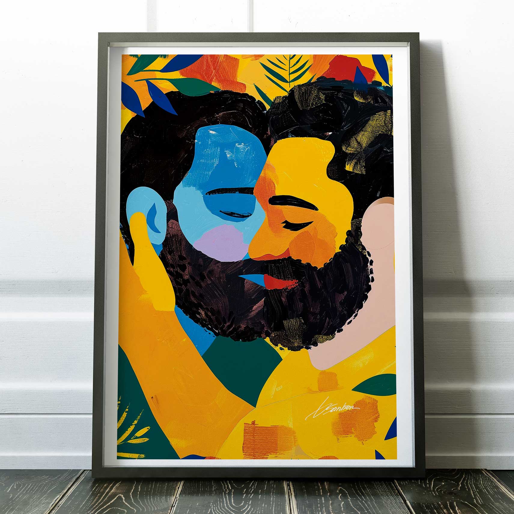 A Breath Before the Kiss – Art Print Artist Brenden Sanborn