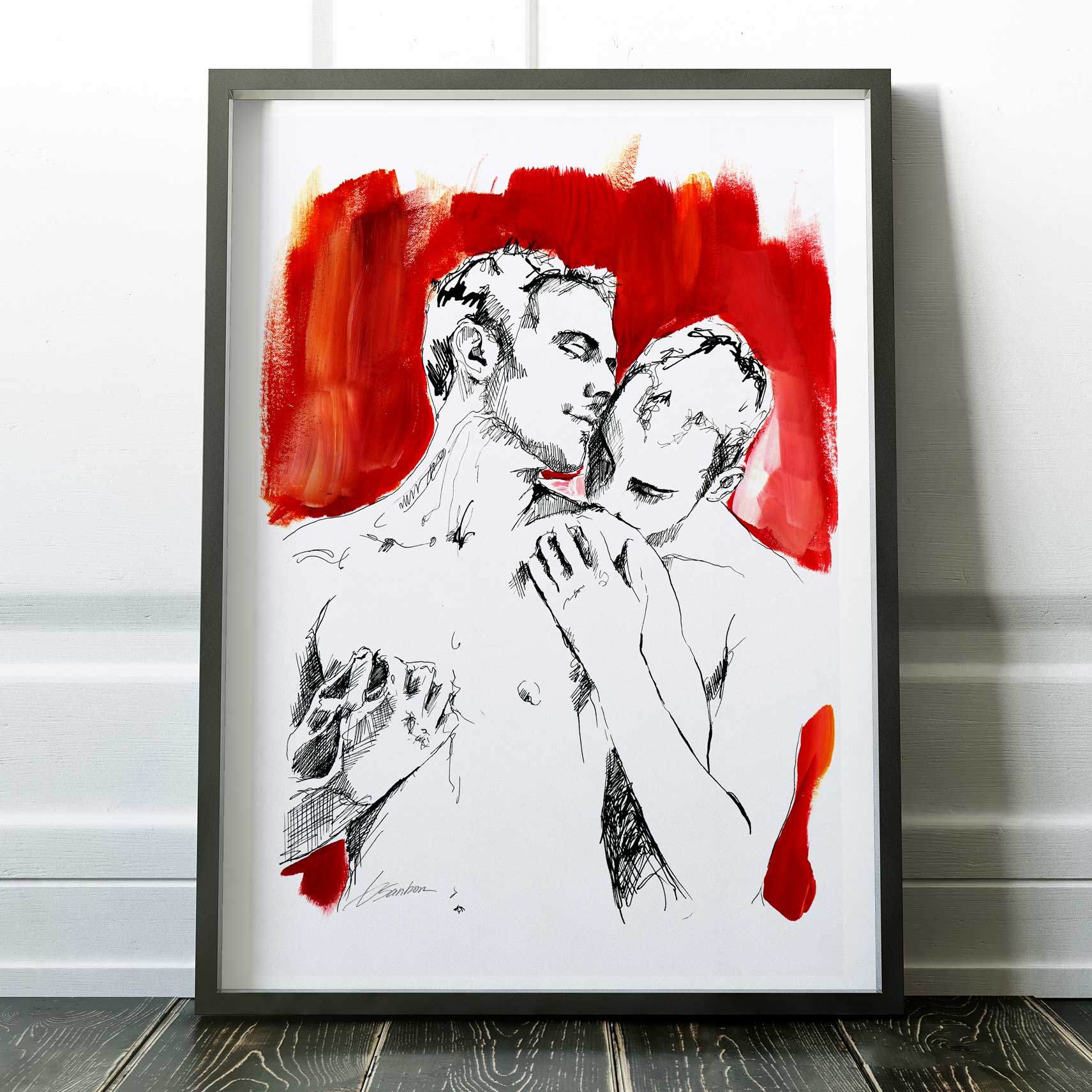 Whispers Against Your Skin – Art Print Artist Brenden Sanborn