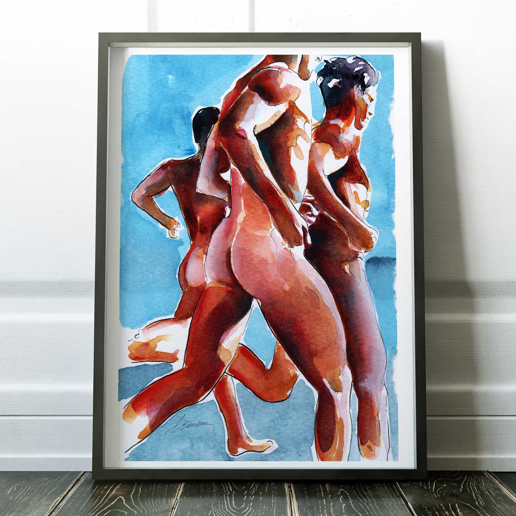 Sunlit Booties in Motion – Art Print Artist Brenden Sanborn