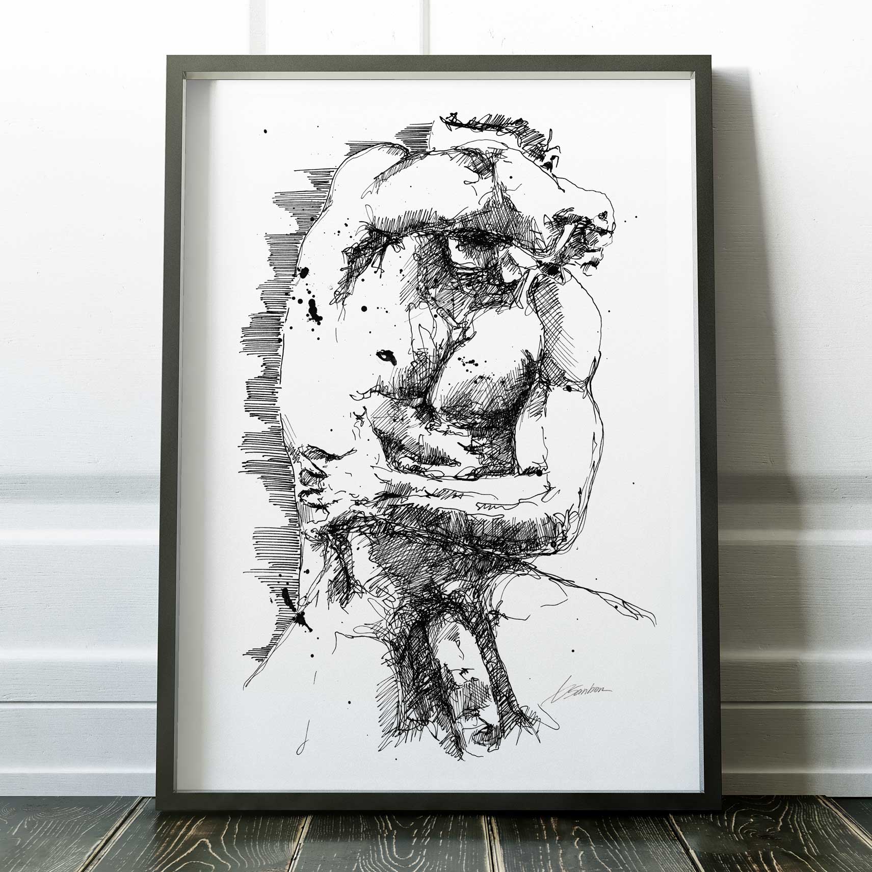What I Hold In – Art Print Artist Brenden Sanborn