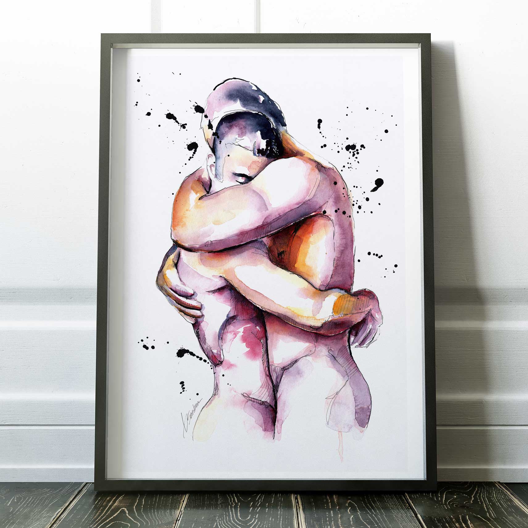 Lost in Your Arms – Art Print Artist Brenden Sanborn