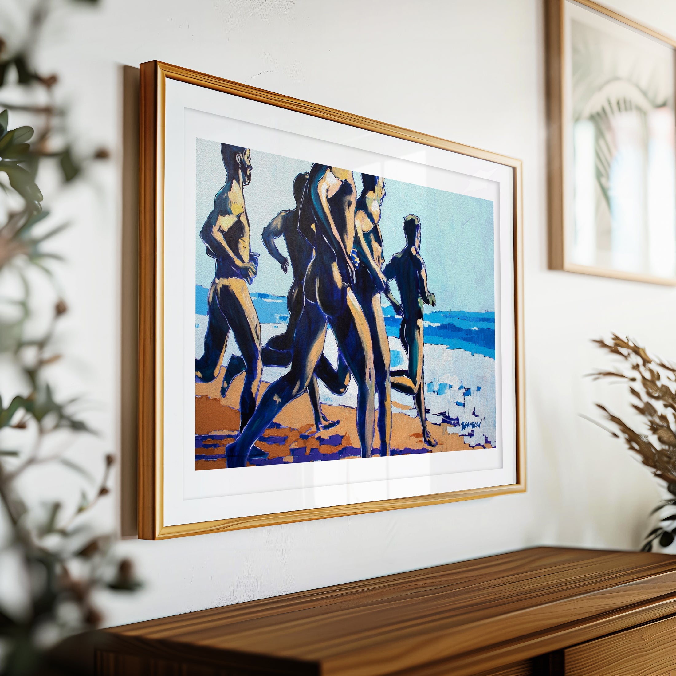 Peaches on the Shore – Art Print Artist Brenden Sanborn