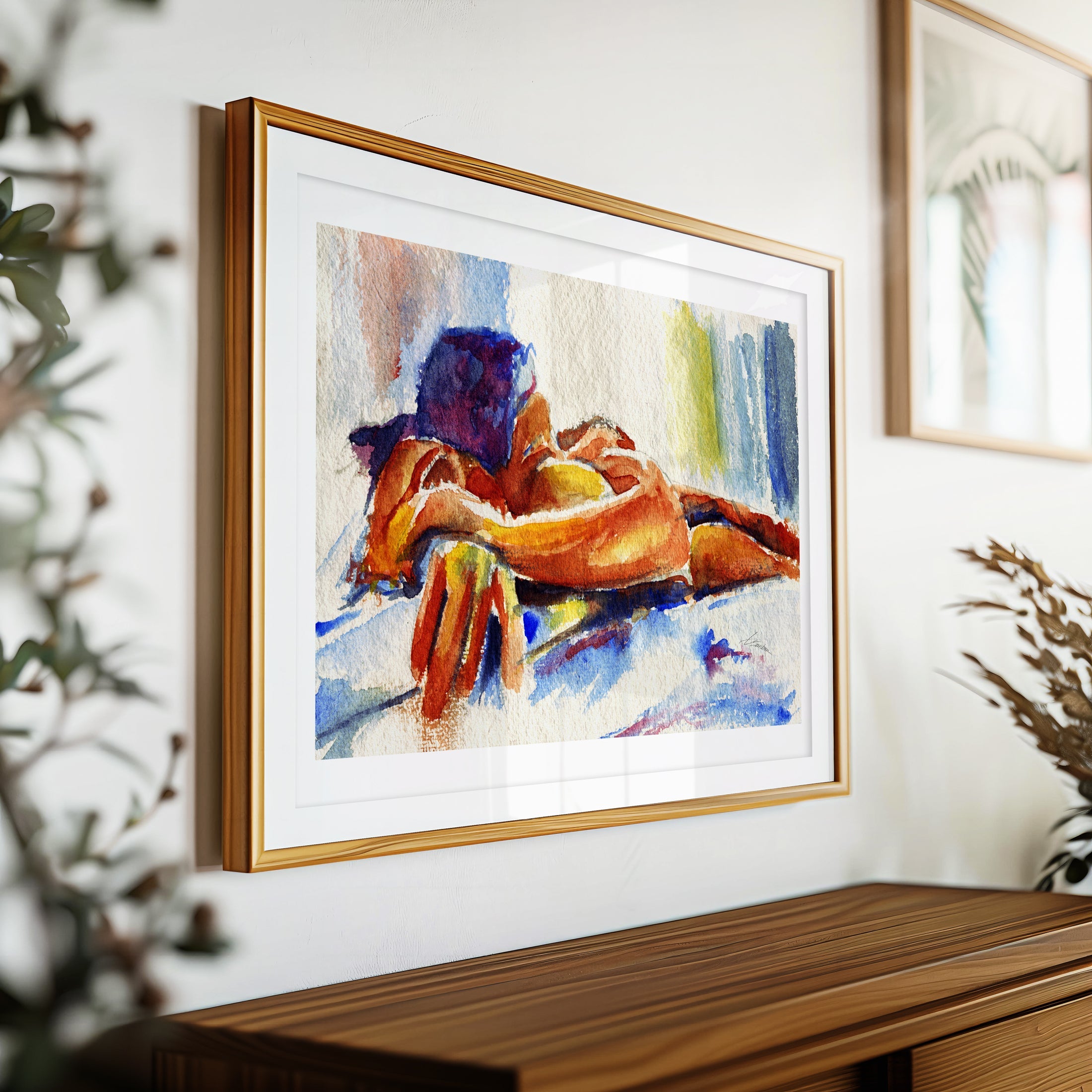 Sunlit Rest on Soft Sheets – Art Prin Artist Brenden Sanborn