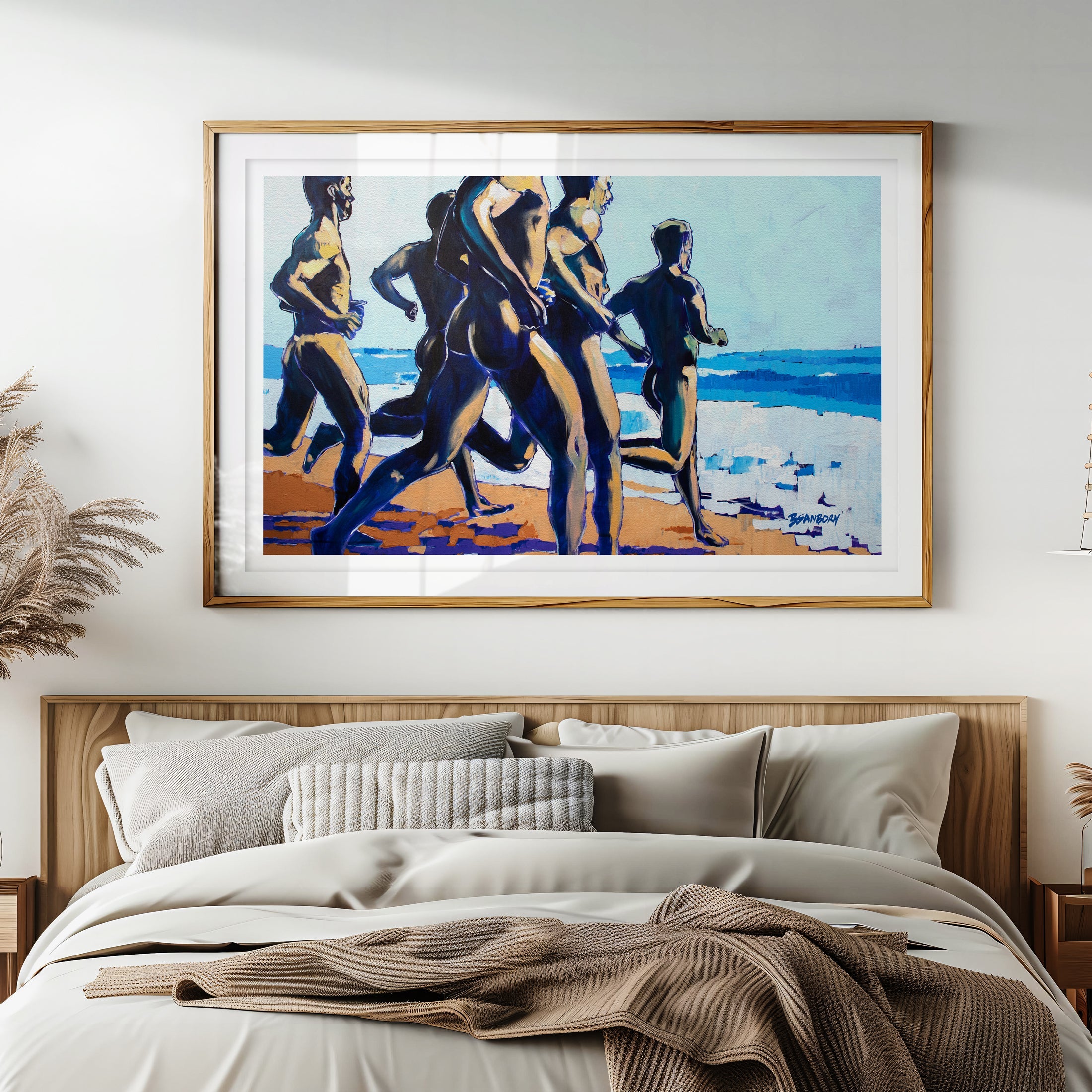 Peaches on the Shore – Art Print Artist Brenden Sanborn