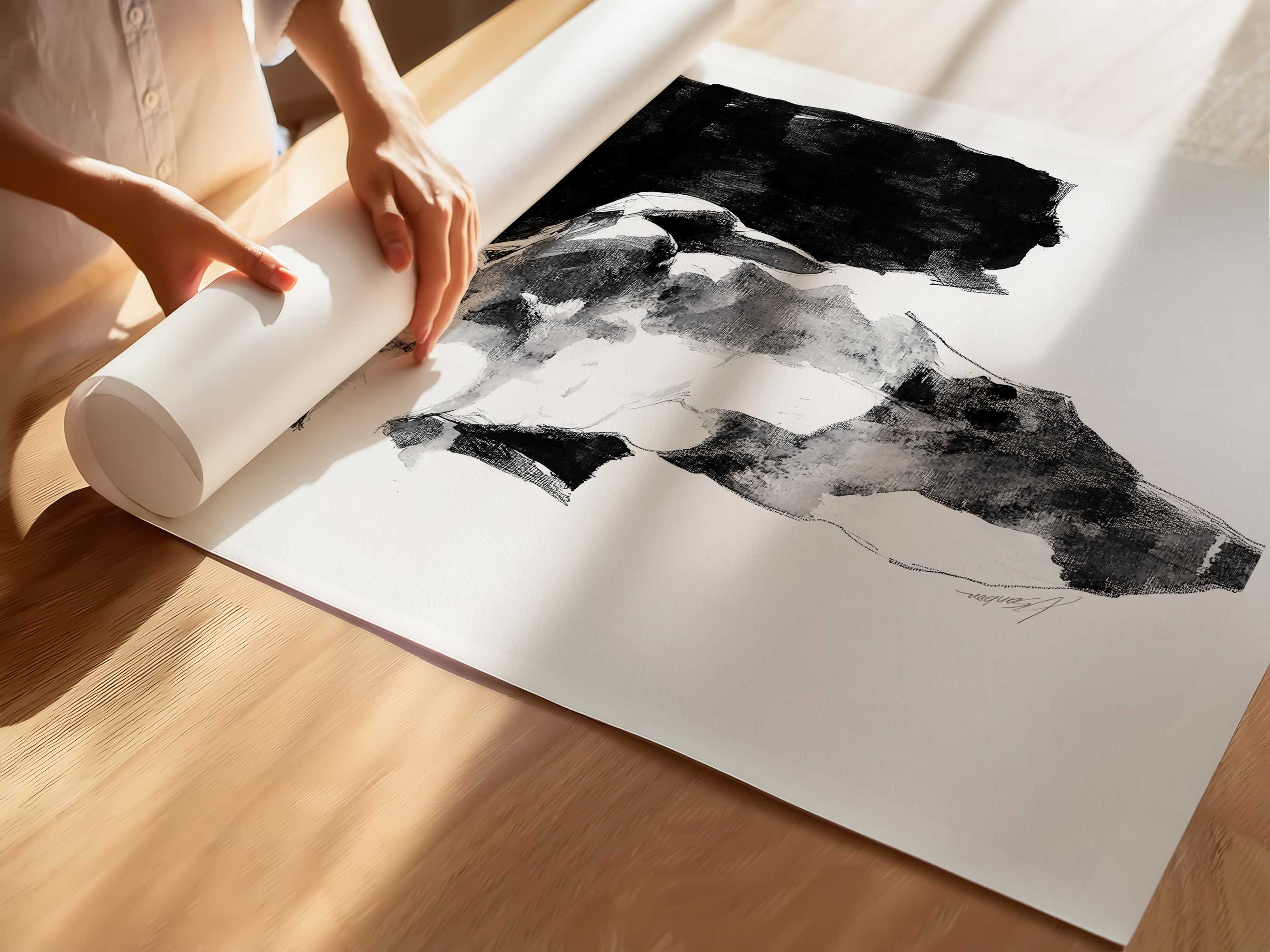 Look to the Left – Art Print Artist Brenden Sanborn