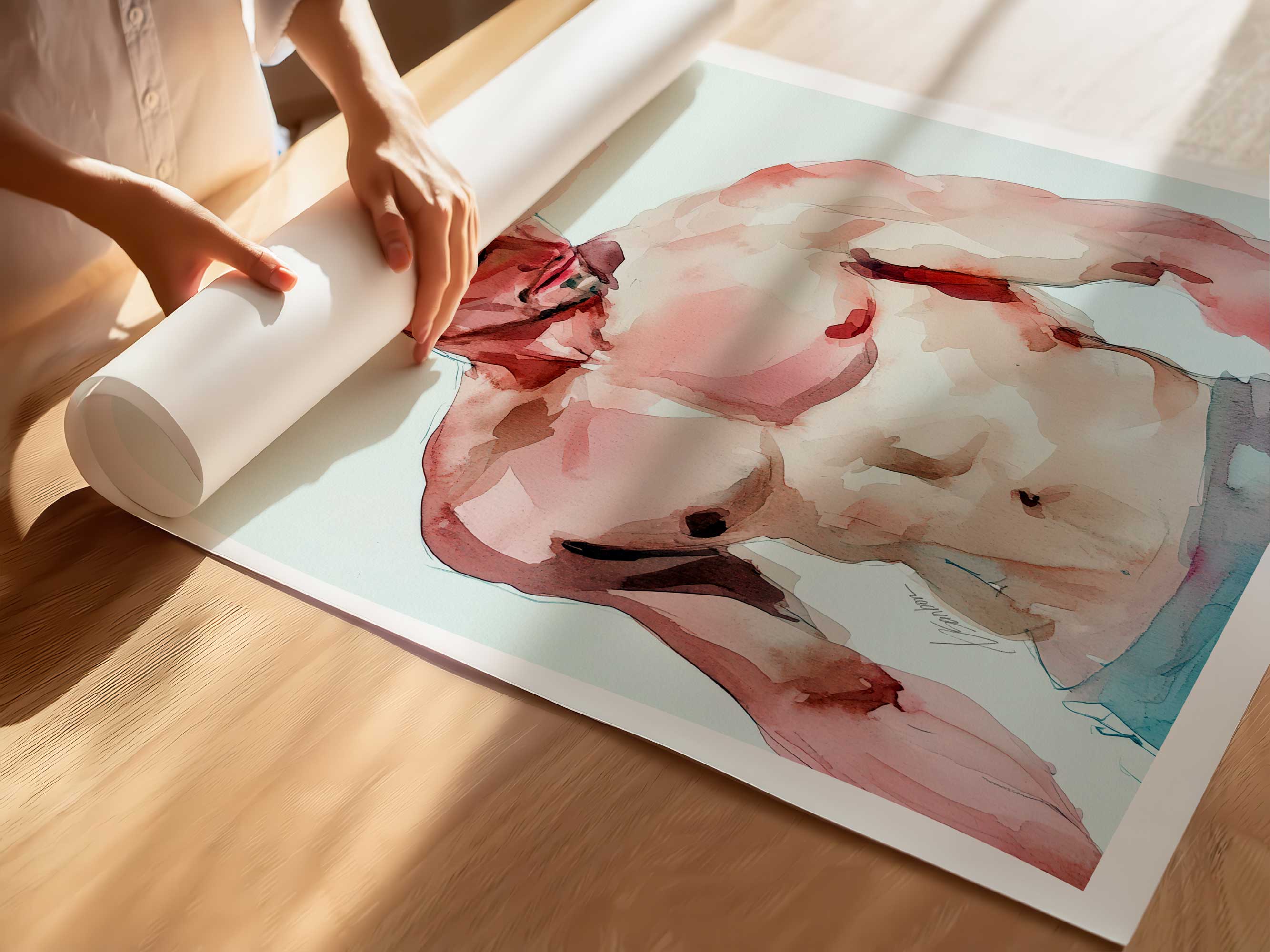 Dust and Downcast Eyes – Art Print Artist Brenden Sanborn