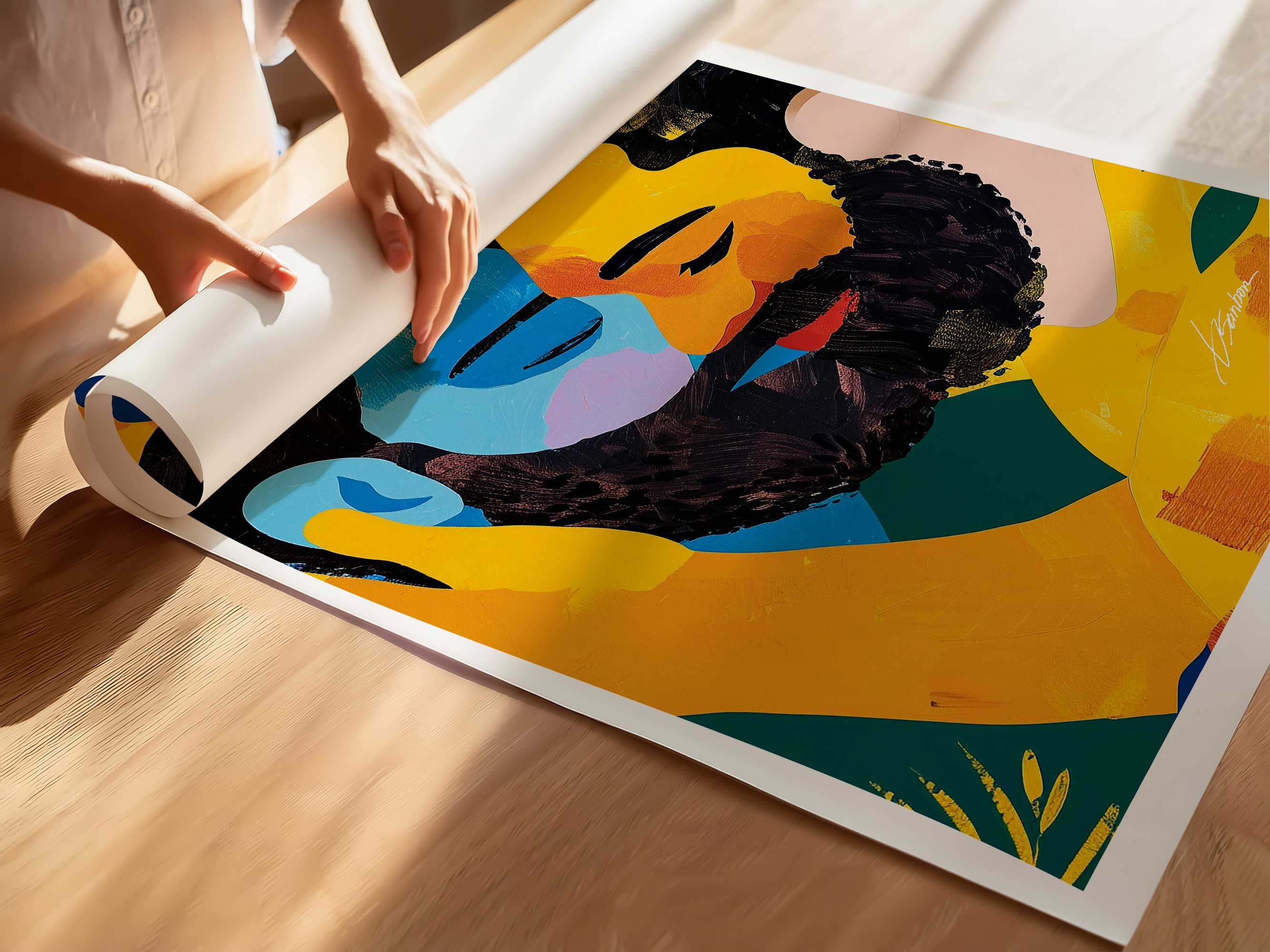 A Breath Before the Kiss – Art Print Artist Brenden Sanborn