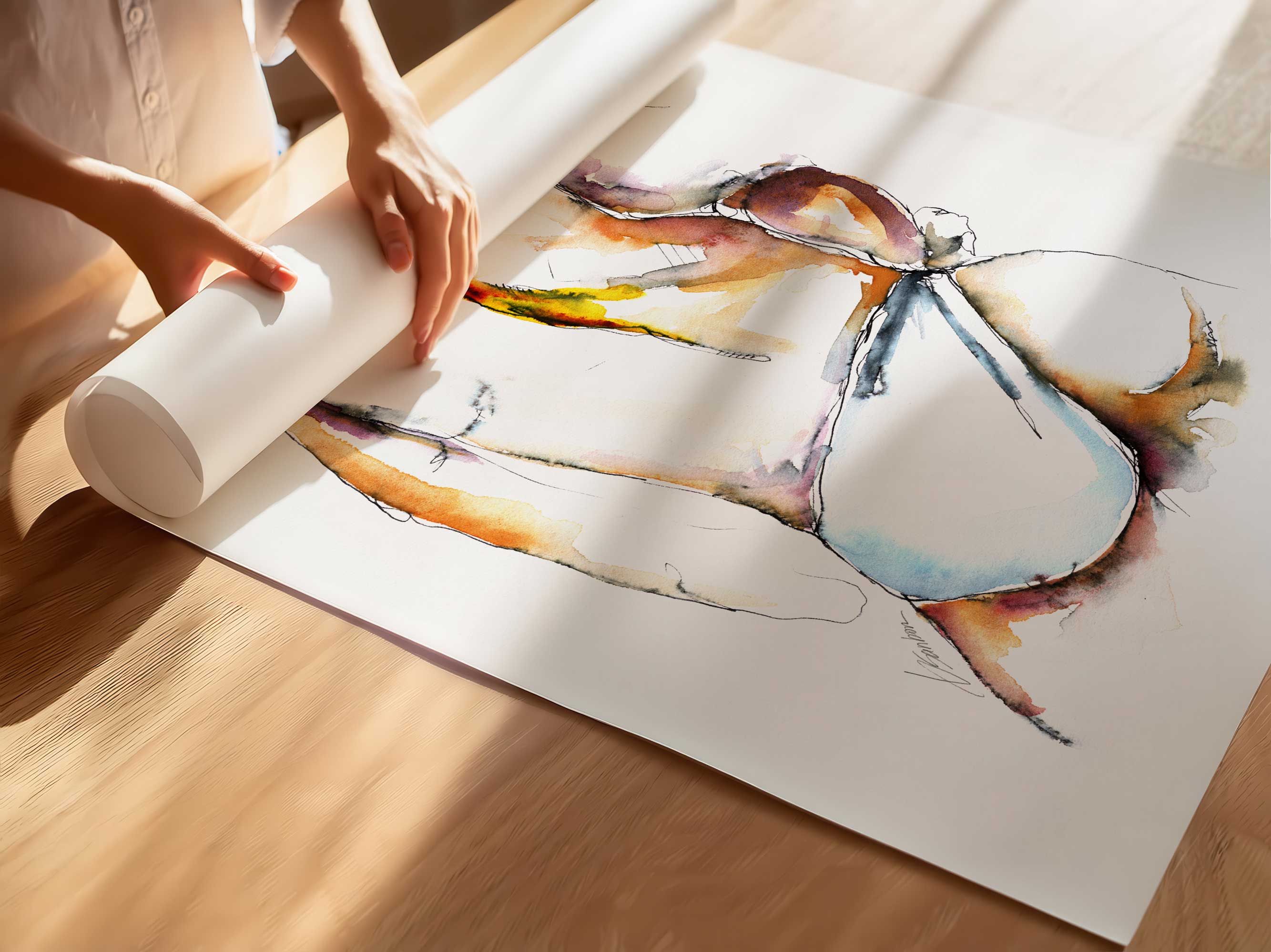 Undoing the Moment – Art Print Artist Brenden Sanborn
