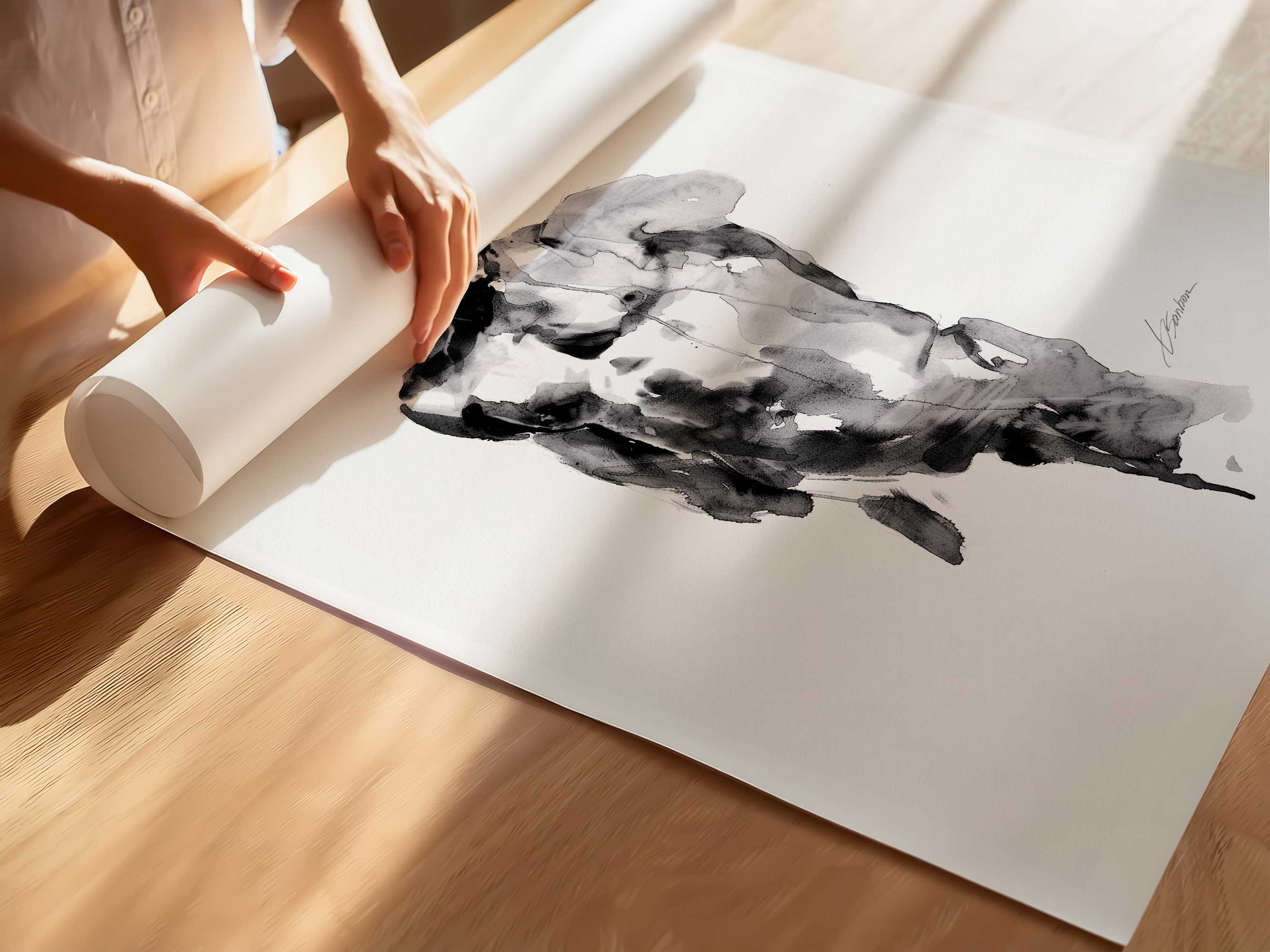 Between the Blush – Art Print Artist Brenden Sanborn