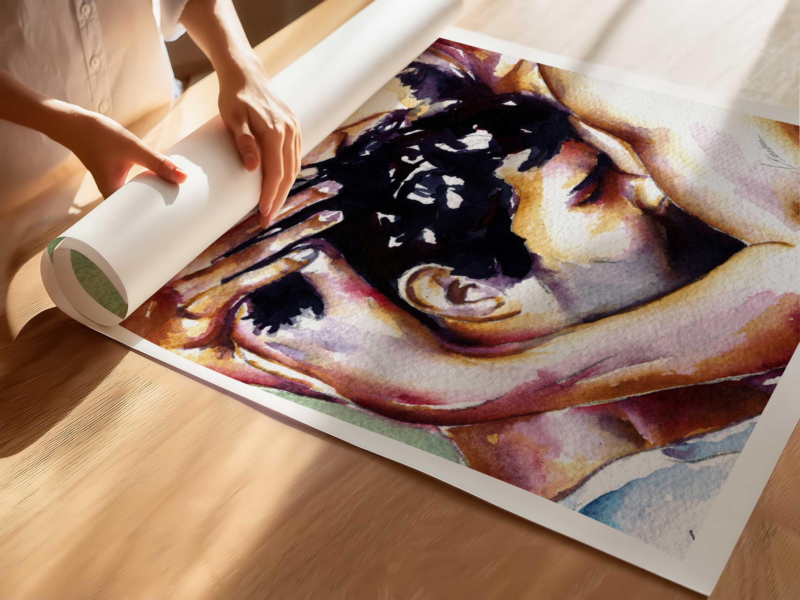 Bound by Heartbeats - Art Print Artist Brenden Sanborn