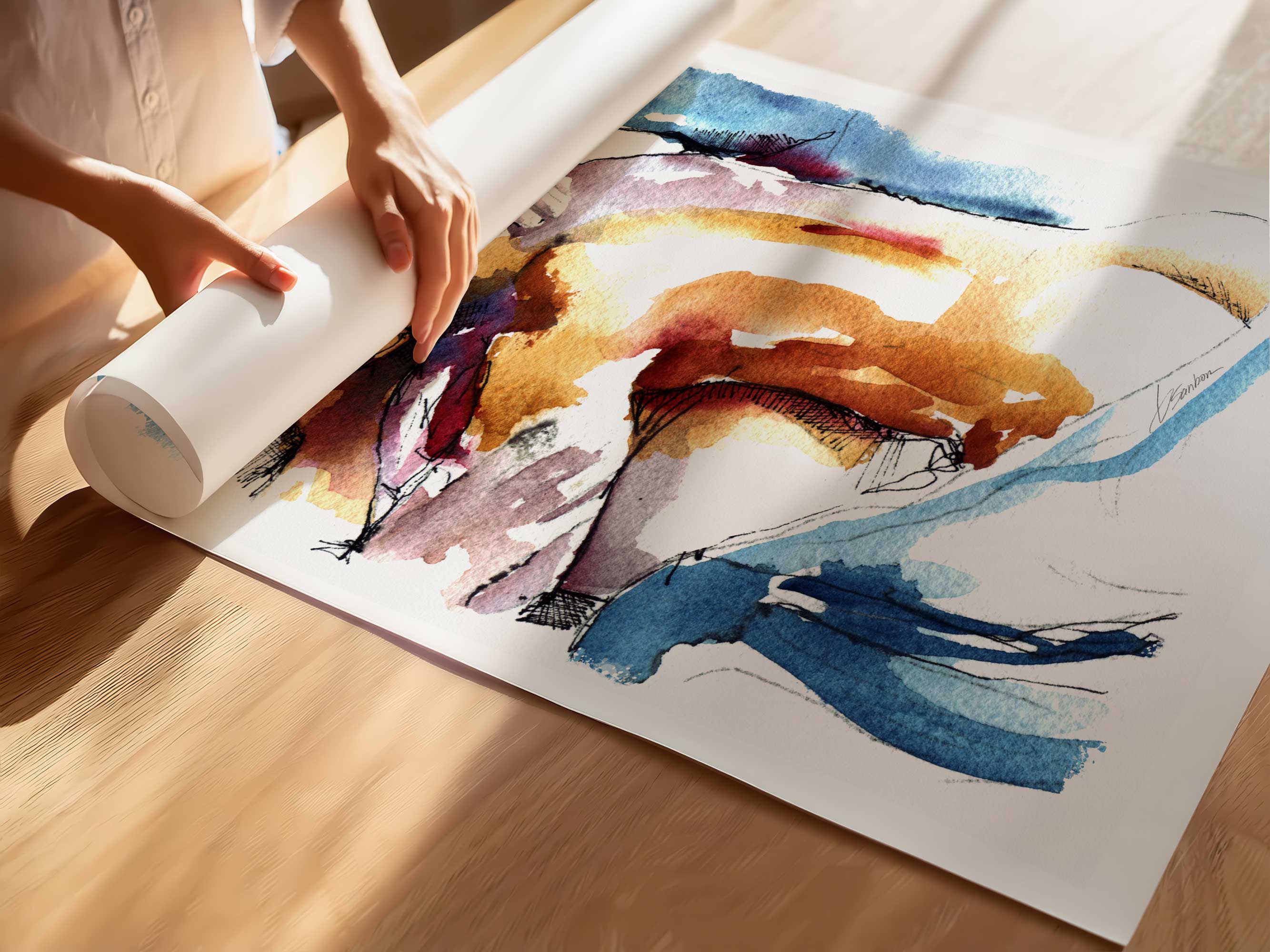 Bedtime Stories - Art Print Artist Brenden Sanborn