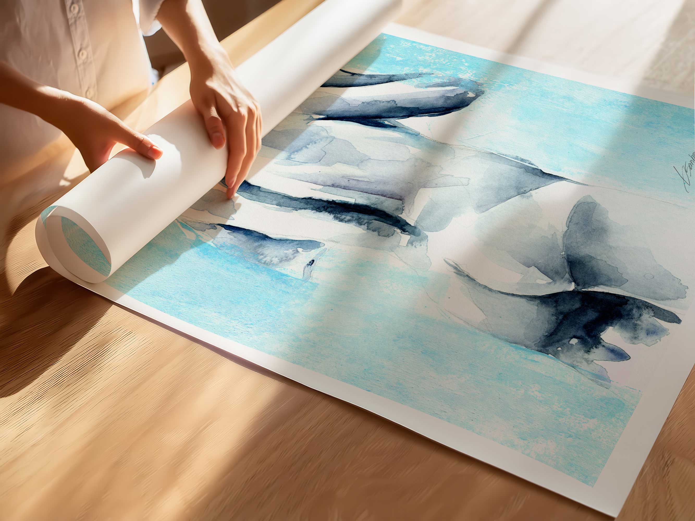 Drifting into Light – Art Print Artist Brenden Sanborn