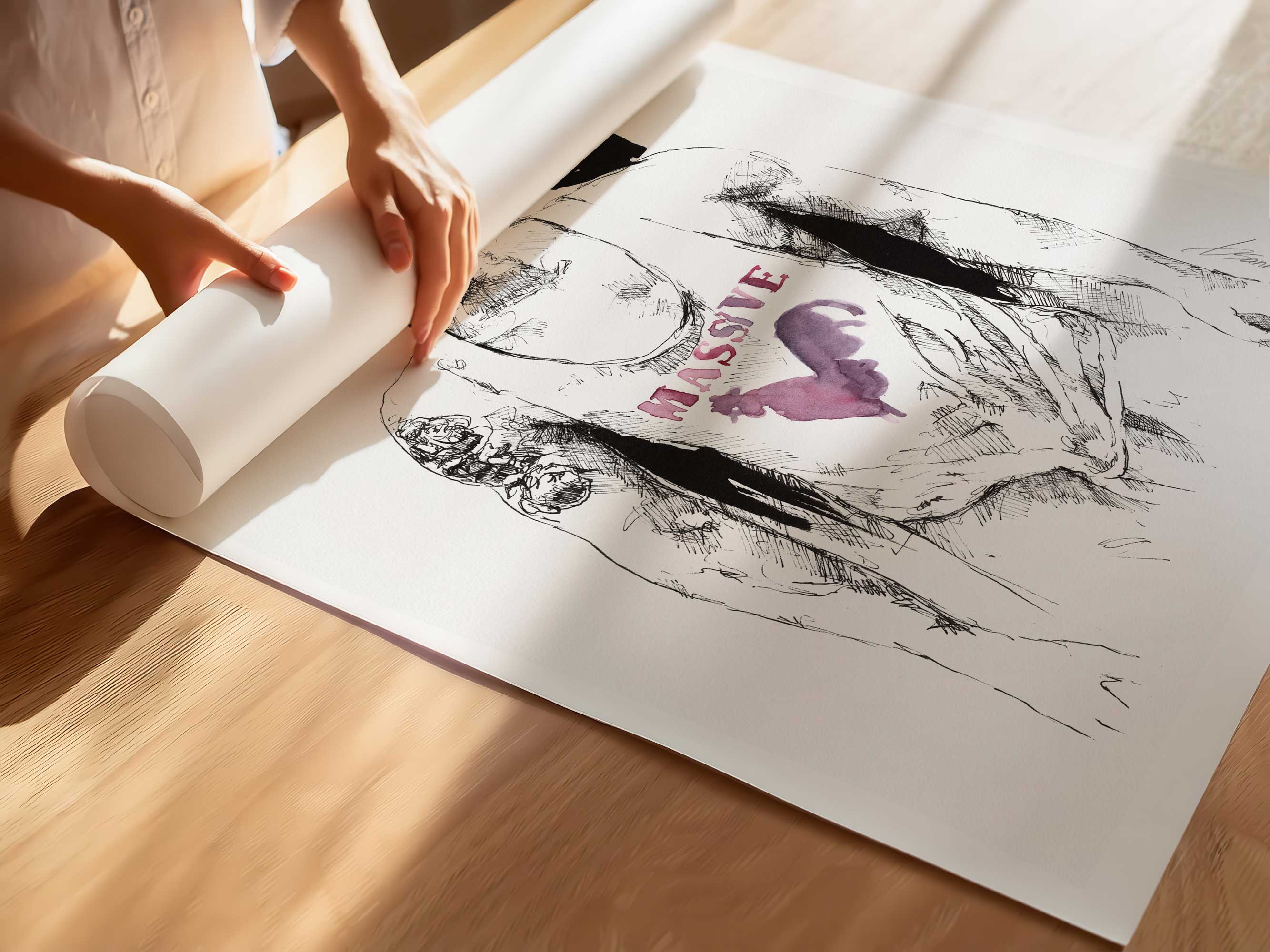 The Rooster - Art Print Artist Brenden Sanborn