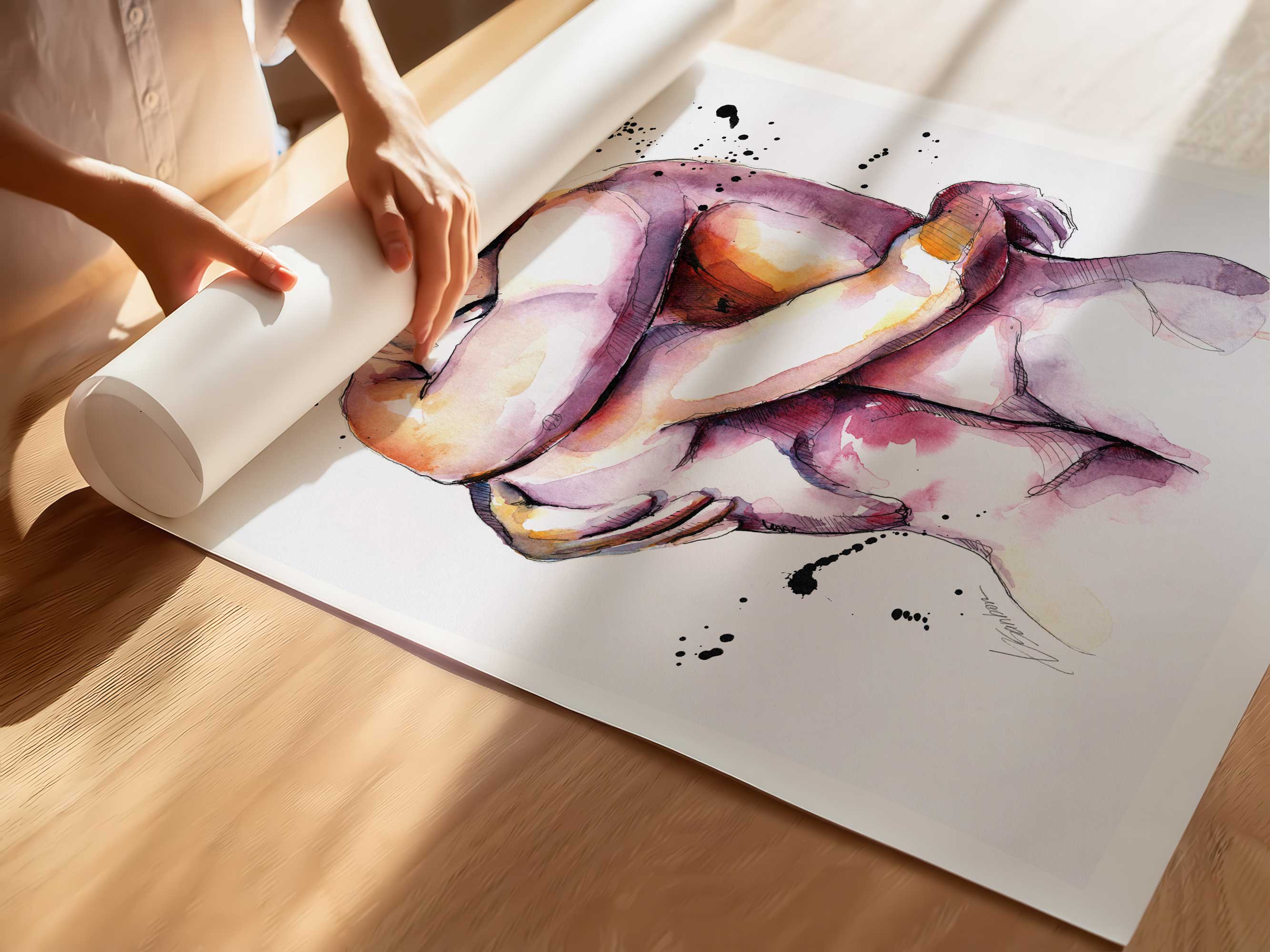 Lost in Your Arms – Art Print Artist Brenden Sanborn