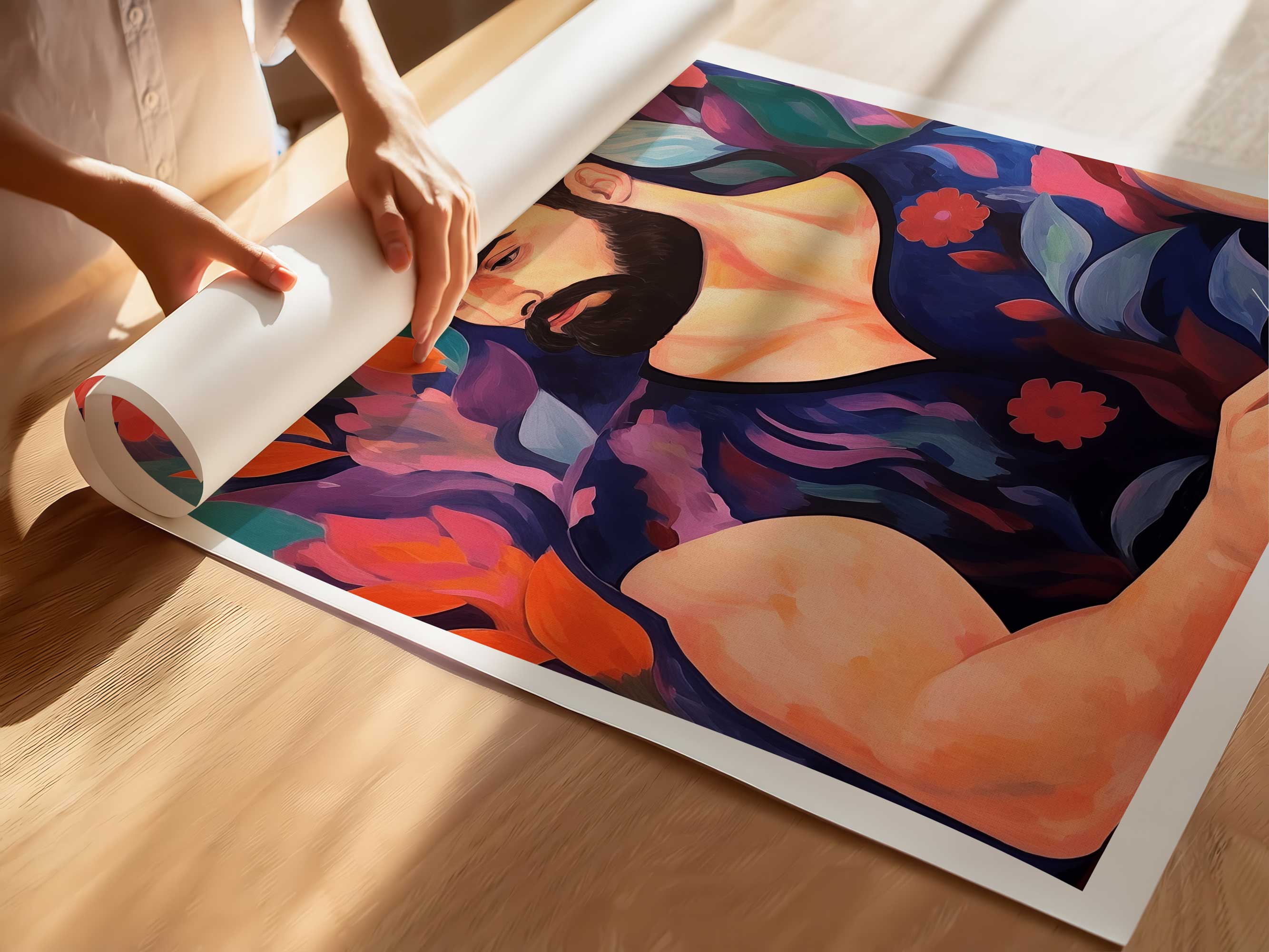 Floral Thoughts and Strength – Art Print Artist Brenden Sanborn