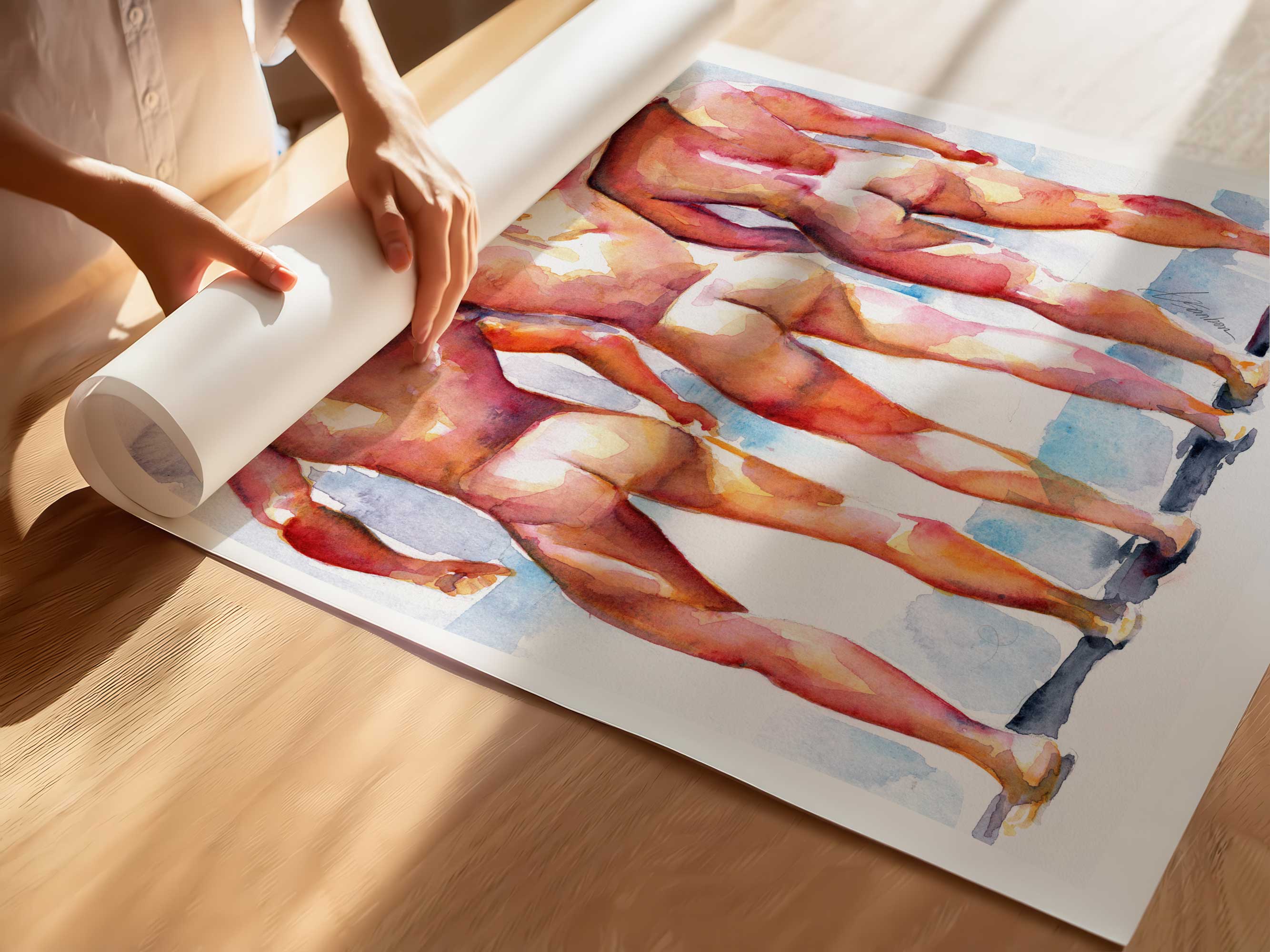 Beachside Brotherhood – Art Print Artist Brenden Sanborn