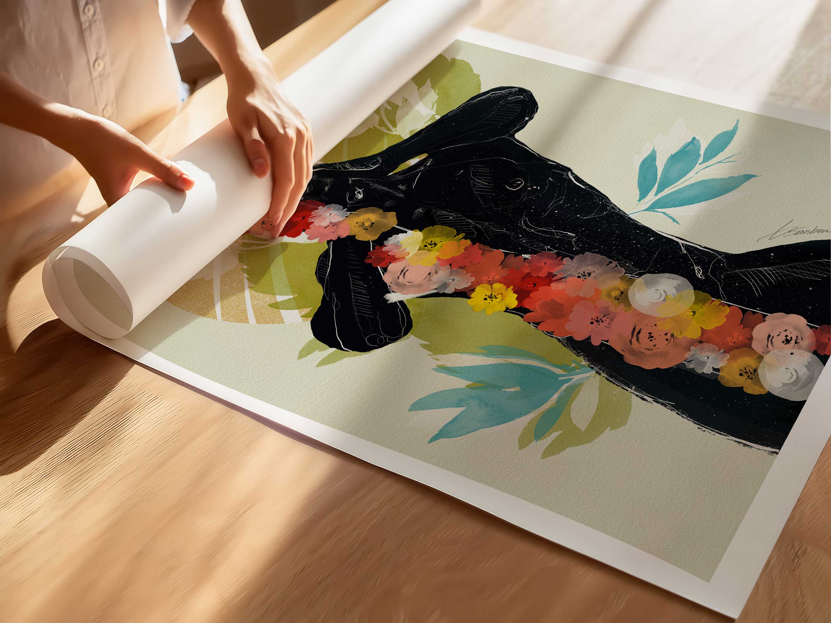 Bloom and Surrender – Art Print Artist Brenden Sanborn