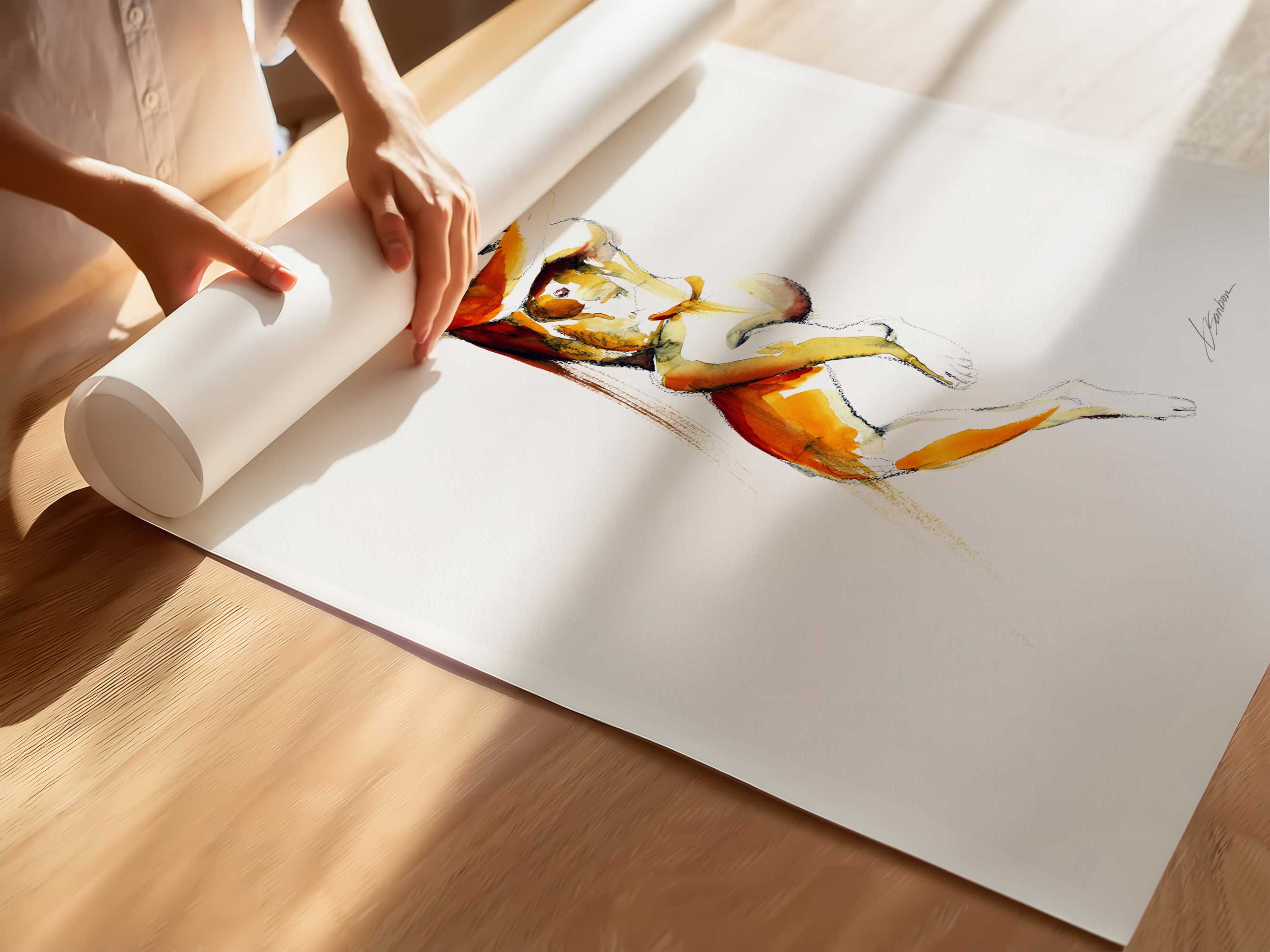 Love in Motion – Art Print Artist Brenden Sanborn