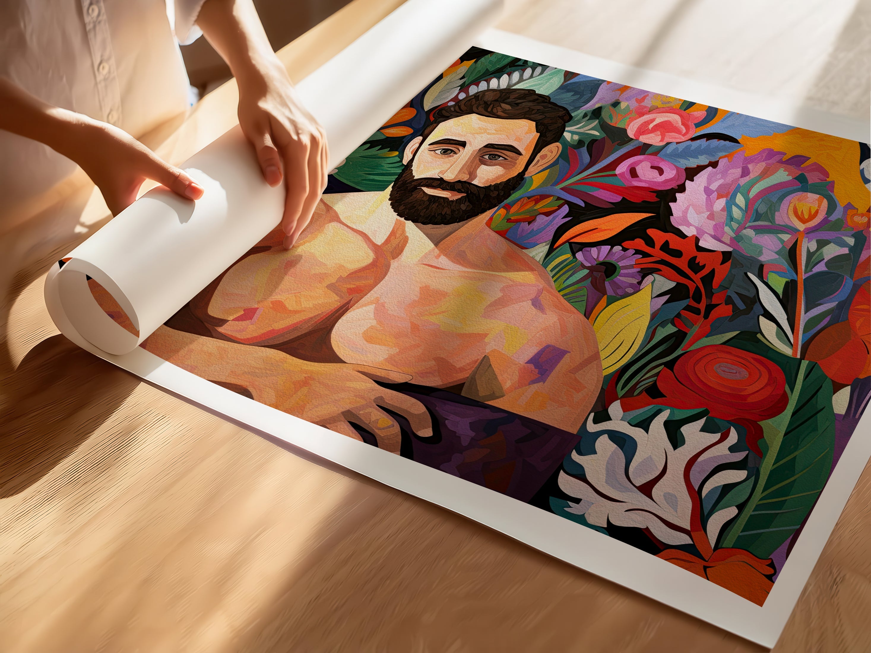 Bloom Around Him – Art Print Artist Brenden Sanborn