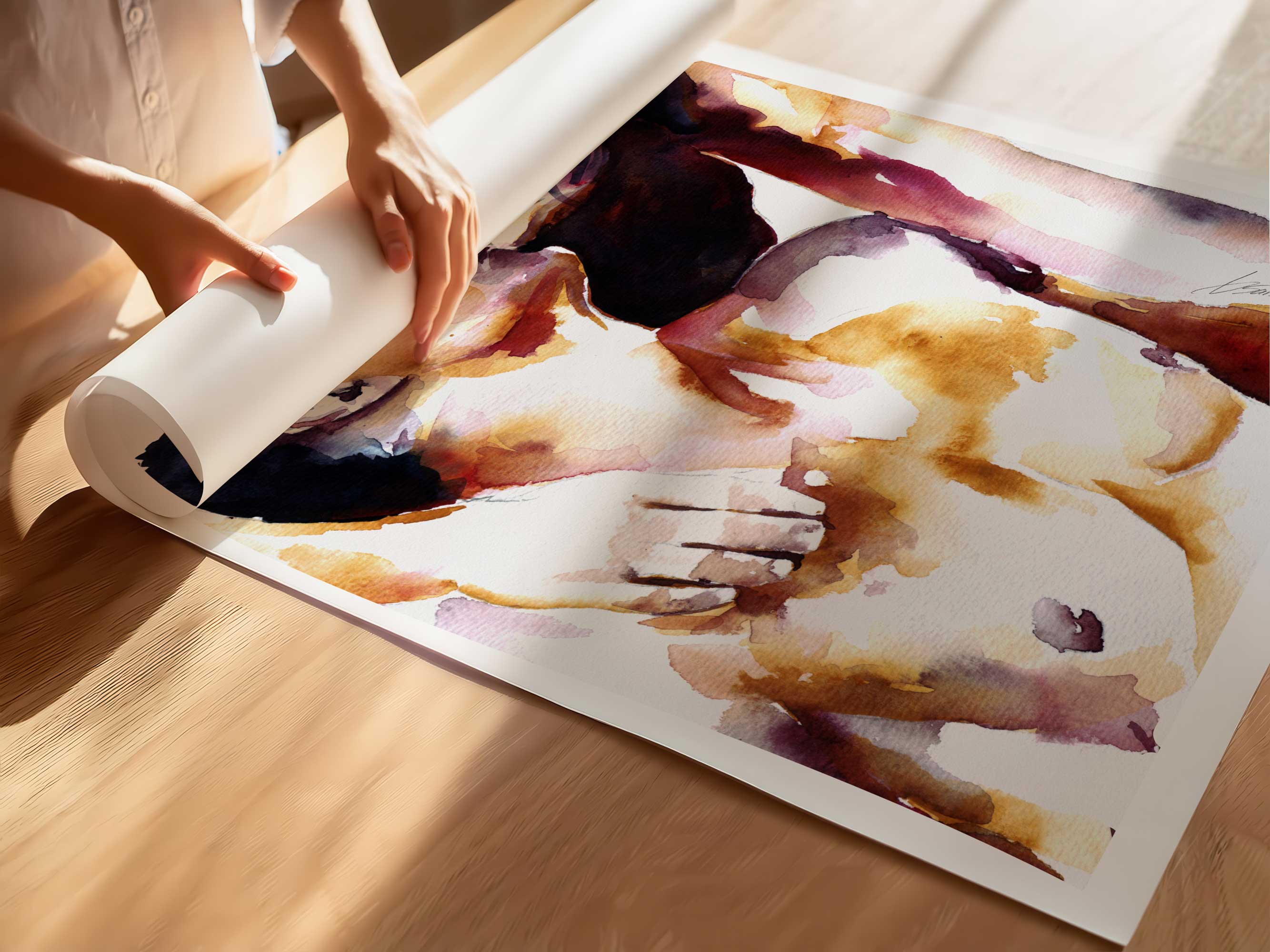 Soft Murmurs and Tender Touch – Art Print Artist Brenden Sanborn