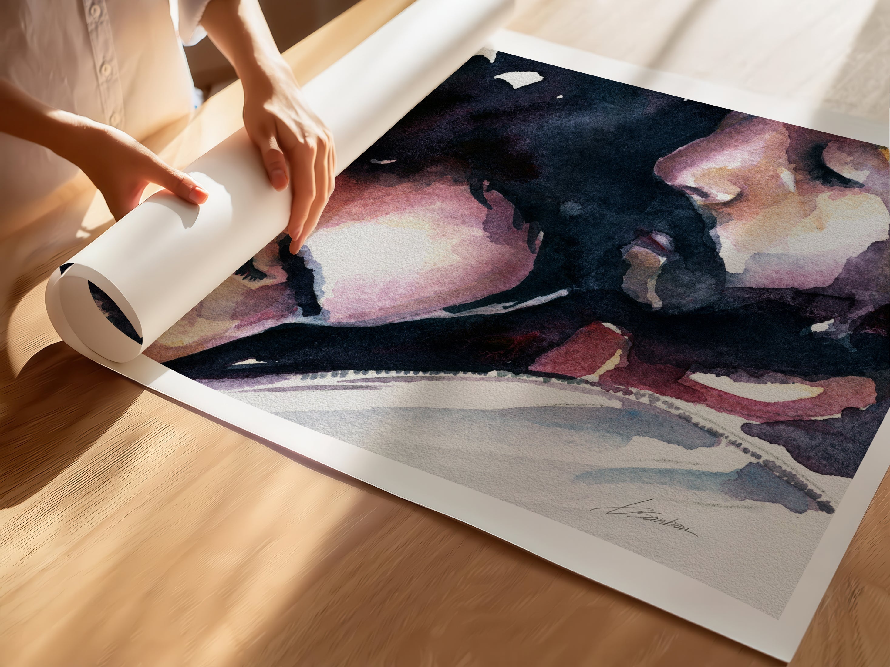 Dreaming in Your Arms – Art Print Artist Brenden Sanborn