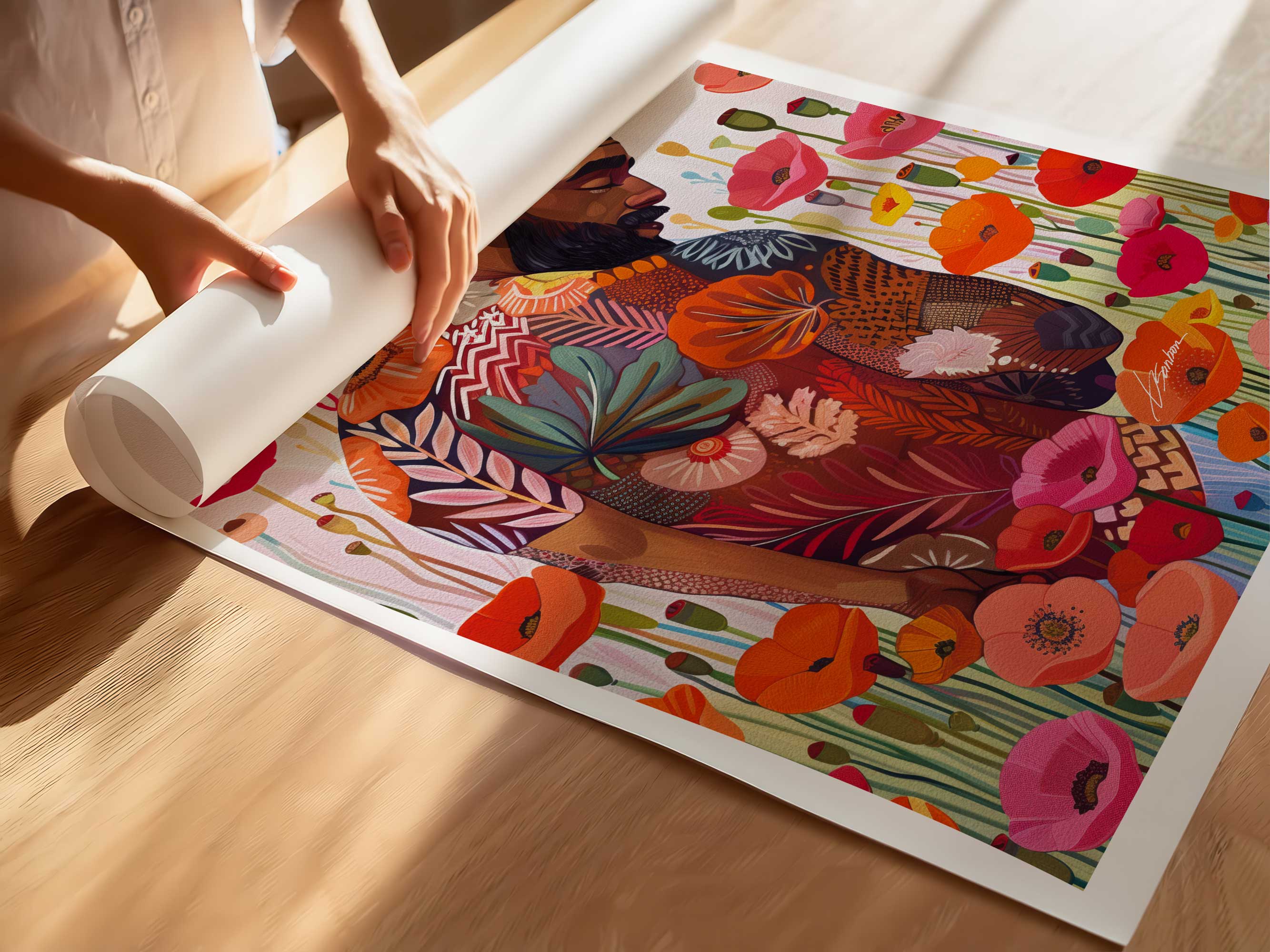 Where Petals Belong – Art Print Artist Brenden Sanborn