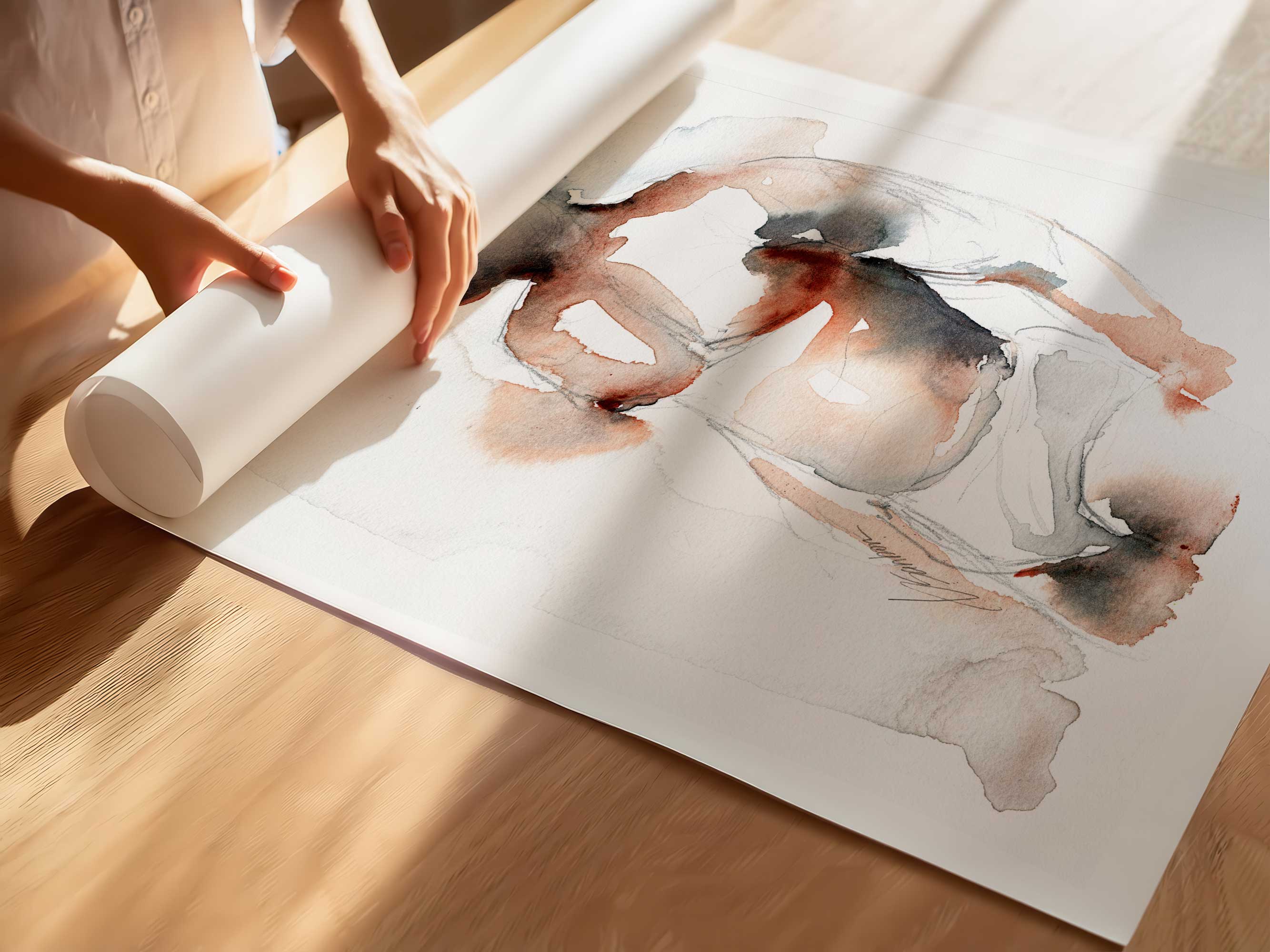 Gentle Weight – Art Print Artist Brenden Sanborn