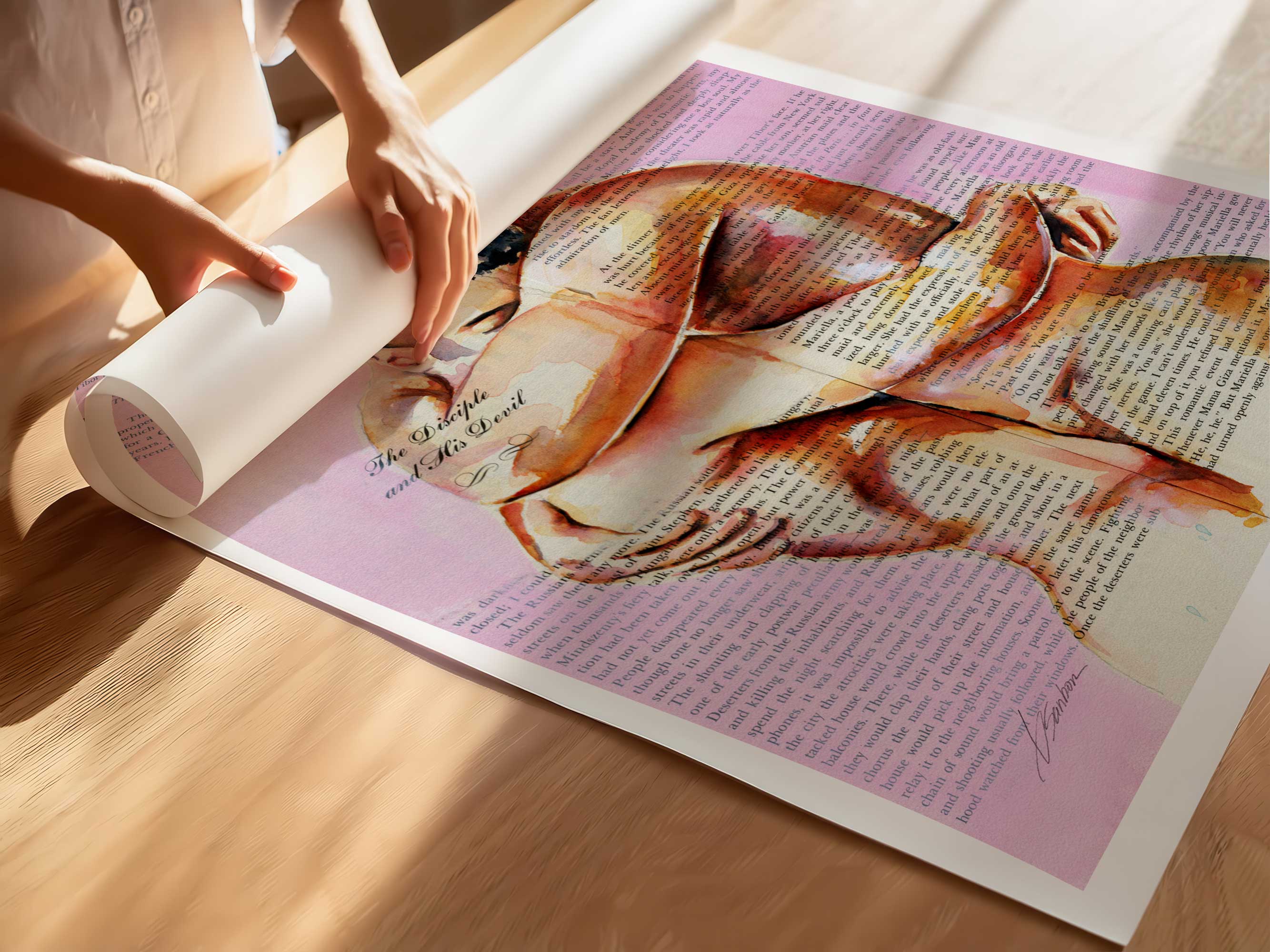 Love Written in Their Arms – Art Print Artist Brenden Sanborn