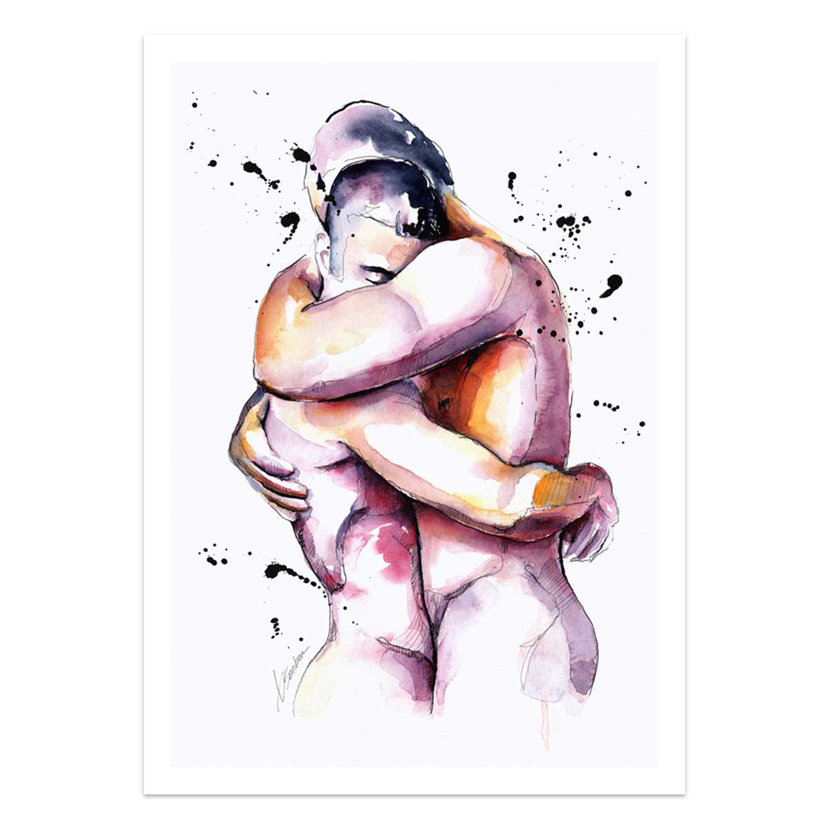 Lost in Your Arms – Art Print Artist Brenden Sanborn