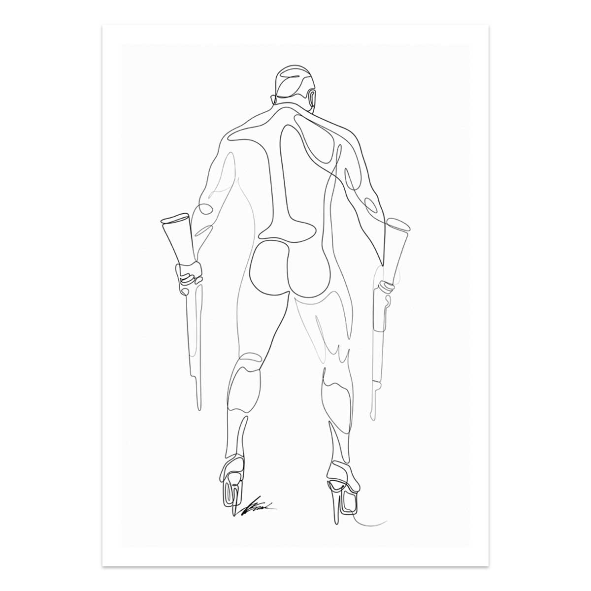 Heels and Heat – Art Print Artist Brenden Sanborn