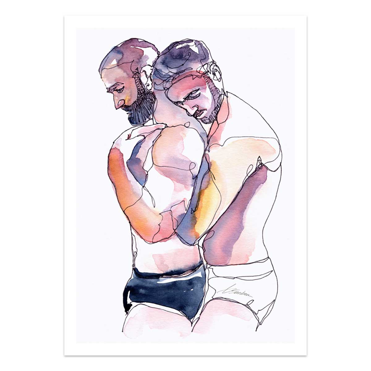 Holding On in Gentle Light – Art Print Artist Brenden Sanborn