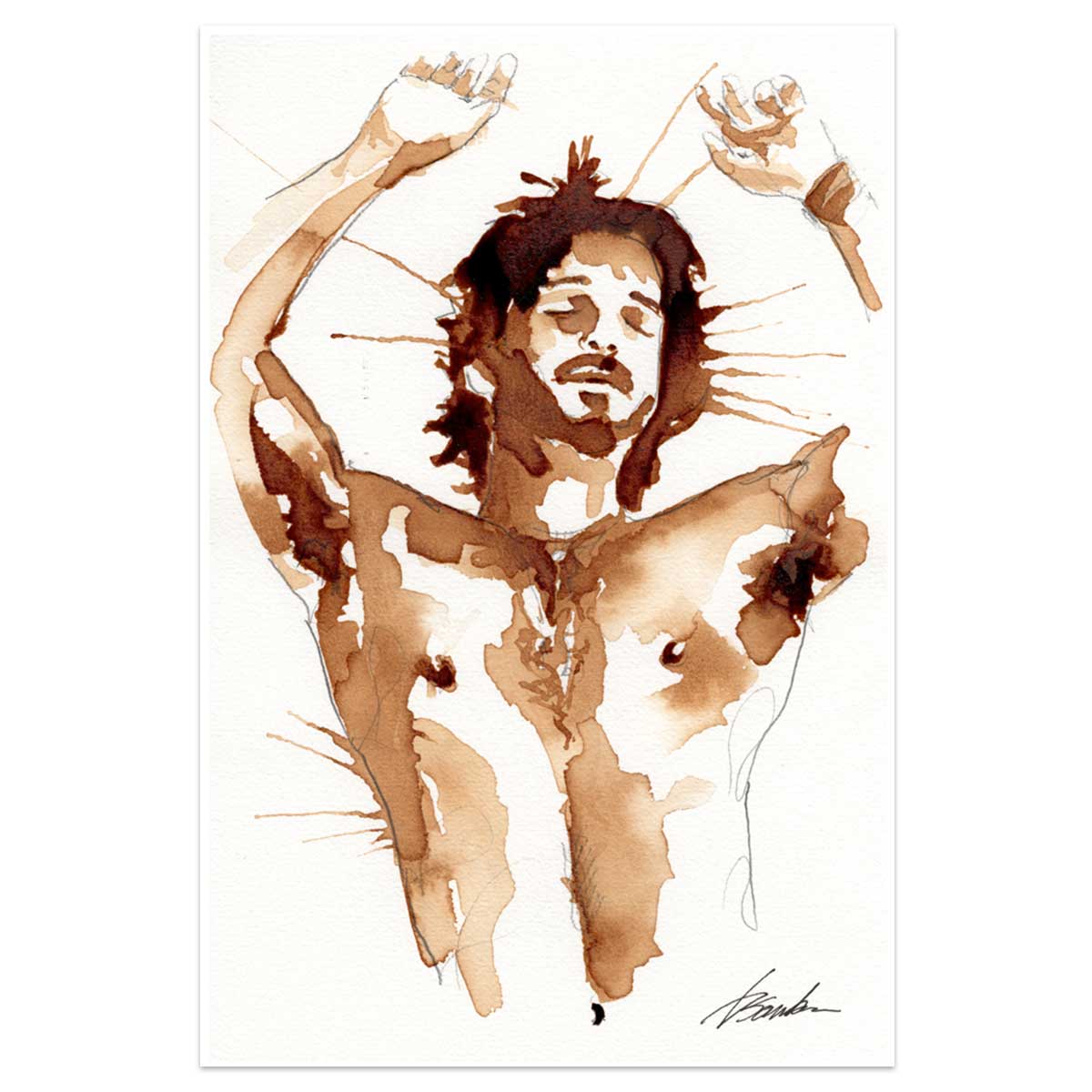 Cuban Heatwave – 6x9" Original Watercolor Artist Brenden Sanborn