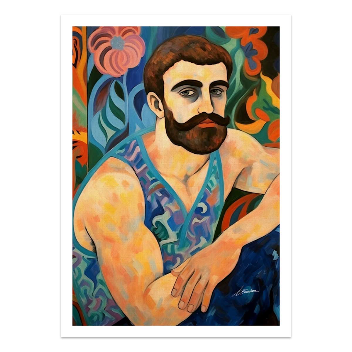 The Strongman’s Poise – Art Print Artist Brenden Sanborn
