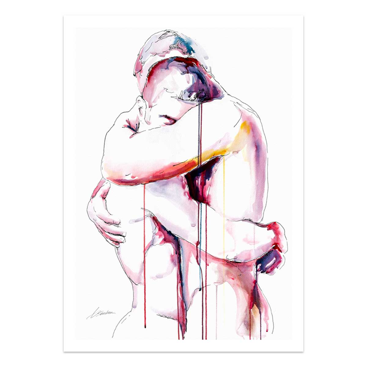 Never Let Me Go - Art Print Artist Brenden Sanborn