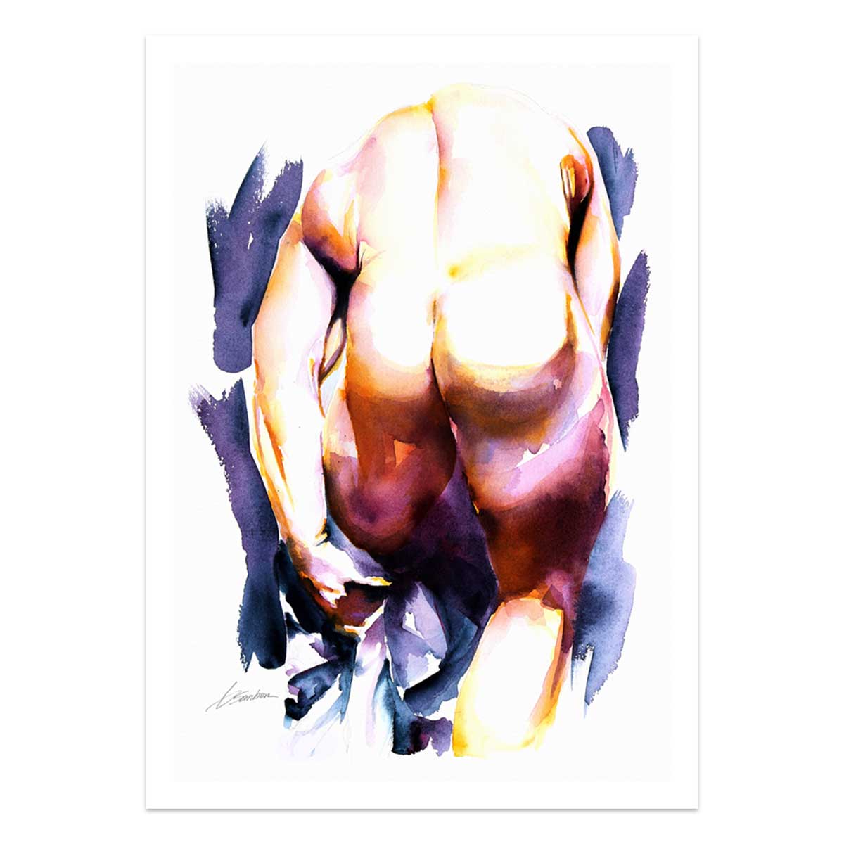 Bending into the Light – Art Print Artist Brenden Sanborn