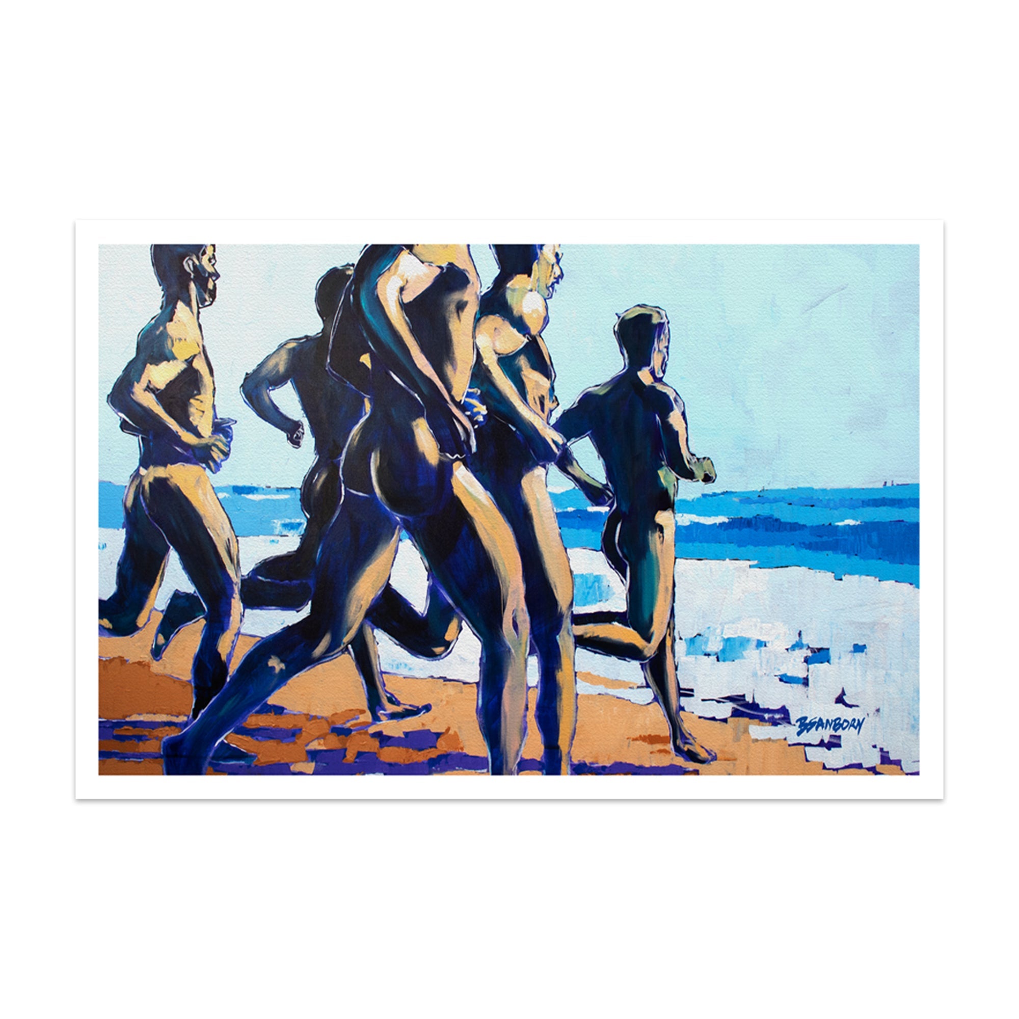 Peaches on the Shore – Art Print Artist Brenden Sanborn