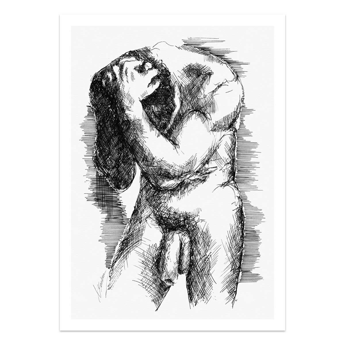 Hands in the Quiet – Art Print Artist Brenden Sanborn