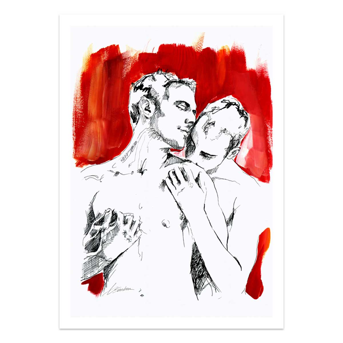 Whispers Against Your Skin – Art Print Artist Brenden Sanborn