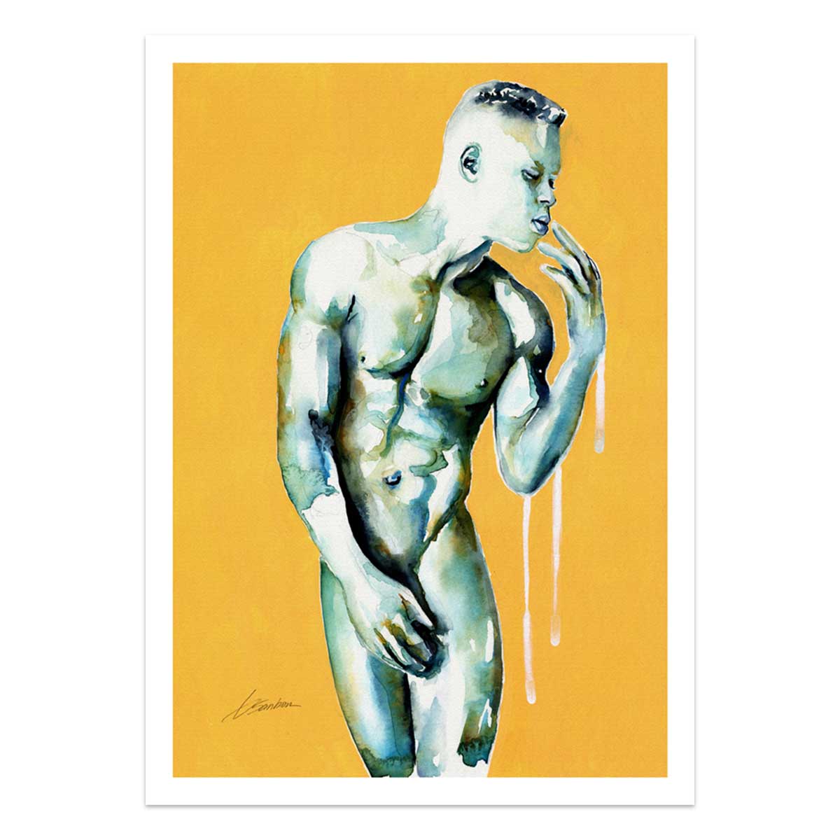 The Pause Before Desire – Art Print Artist Brenden Sanborn