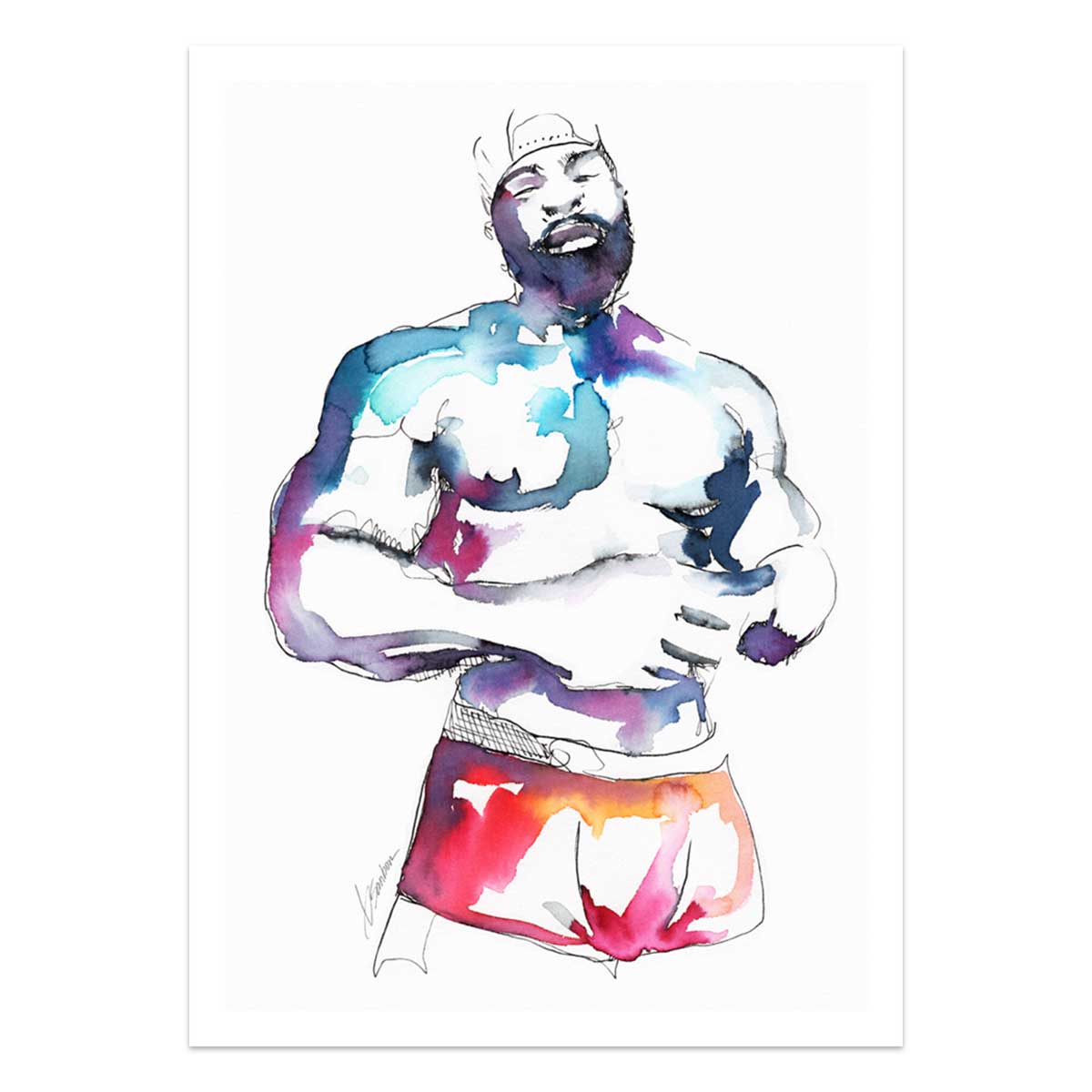 Confidence in Every Curve – Art Print Artist Brenden Sanborn