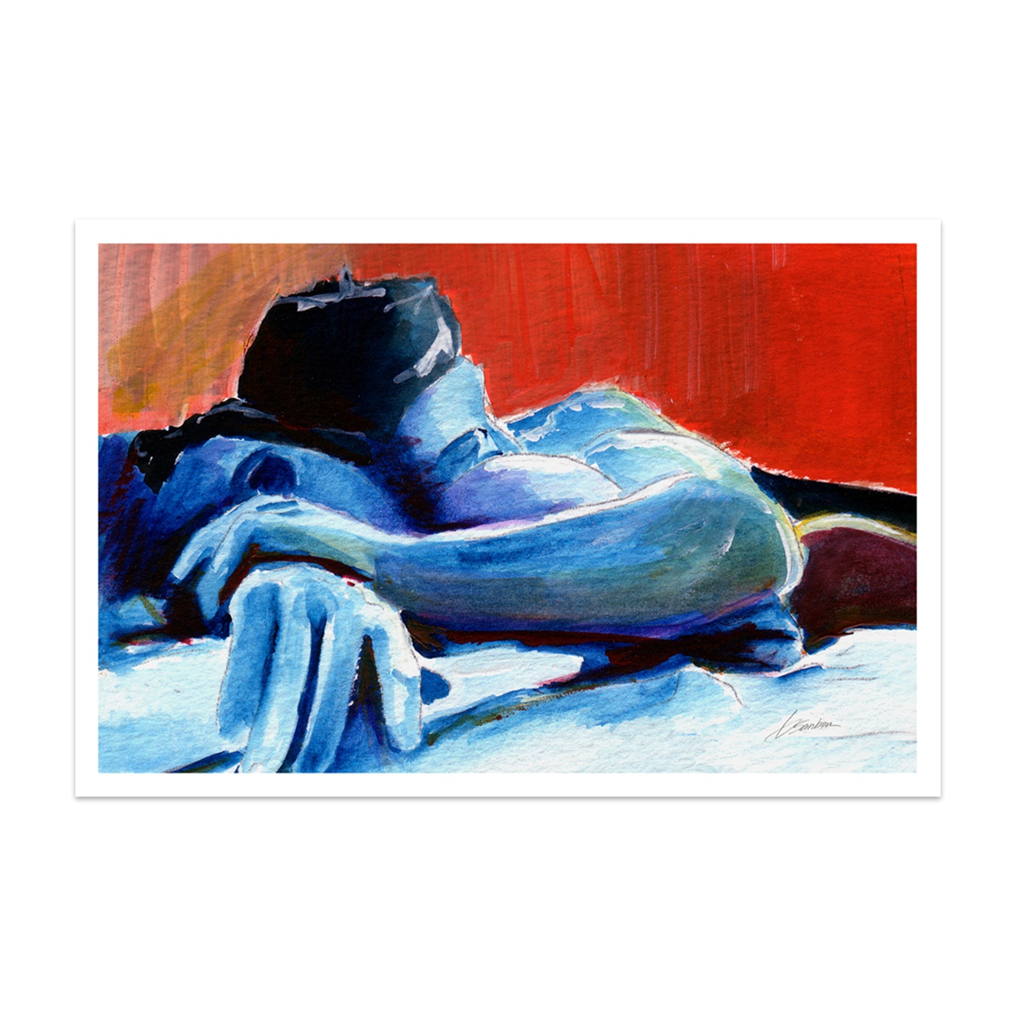 Lost in His Touch – Art Print Artist Brenden Sanborn