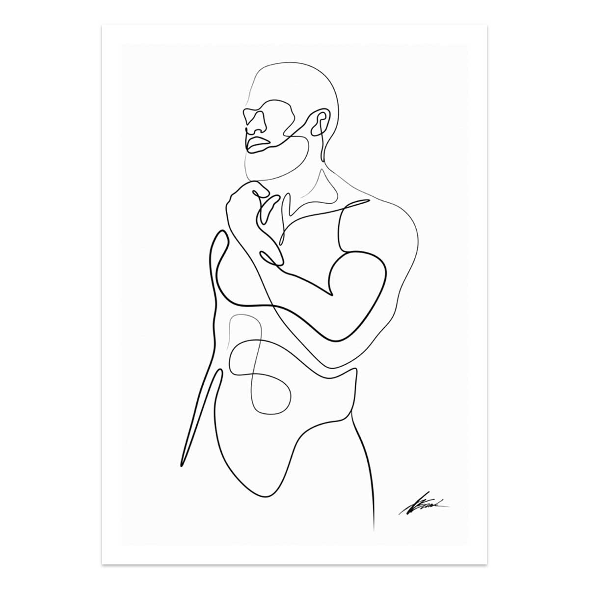 Still with Himself – Art Print Artist Brenden Sanborn