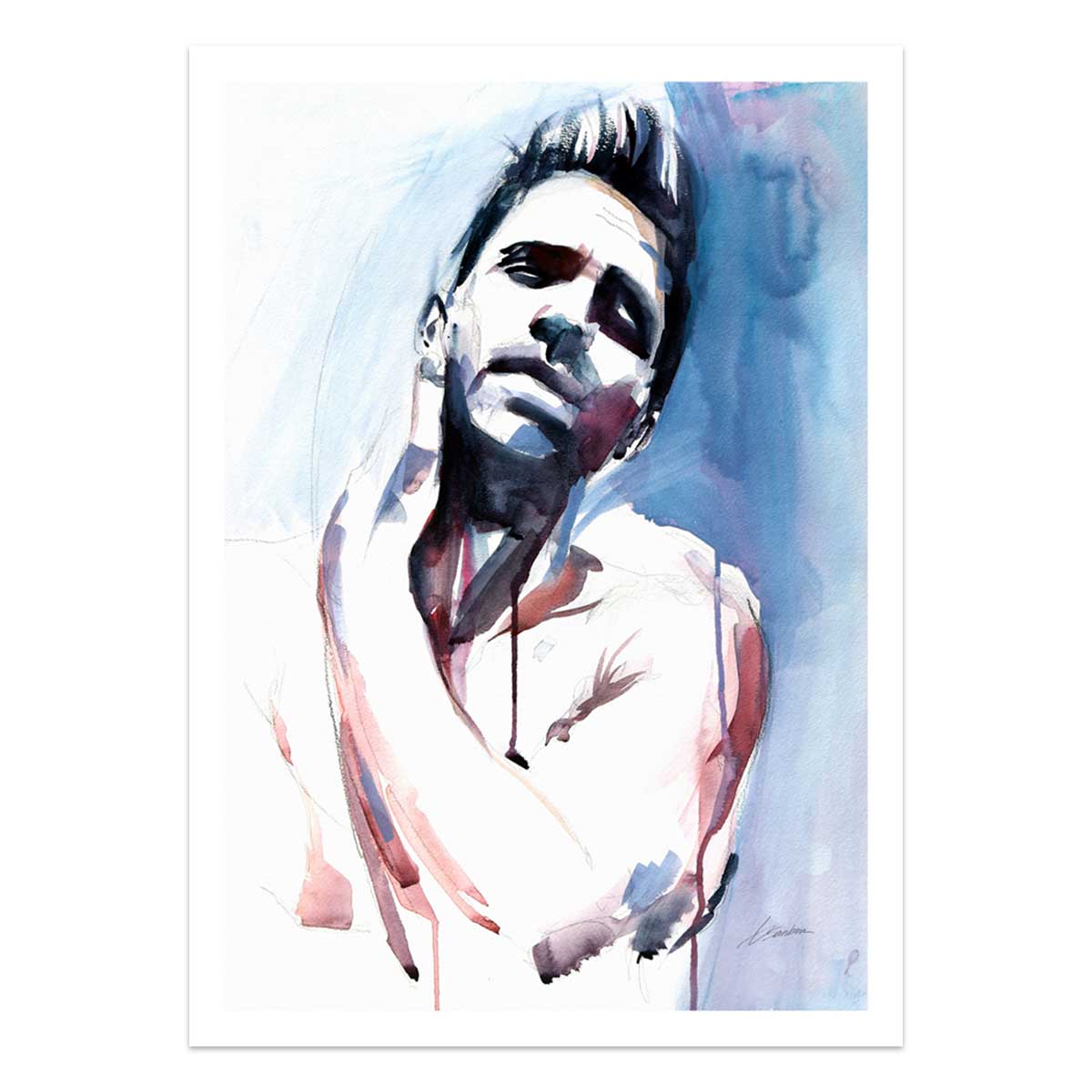 Neck Arched in Quiet Longing - Art Print Artist Brenden Sanborn