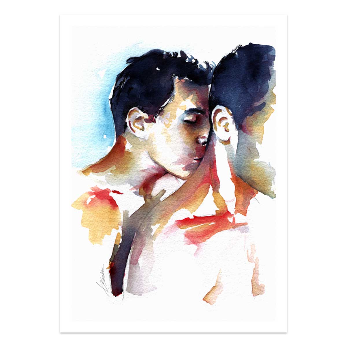 Whispered Devotion – Art Print Artist Brenden Sanborn
