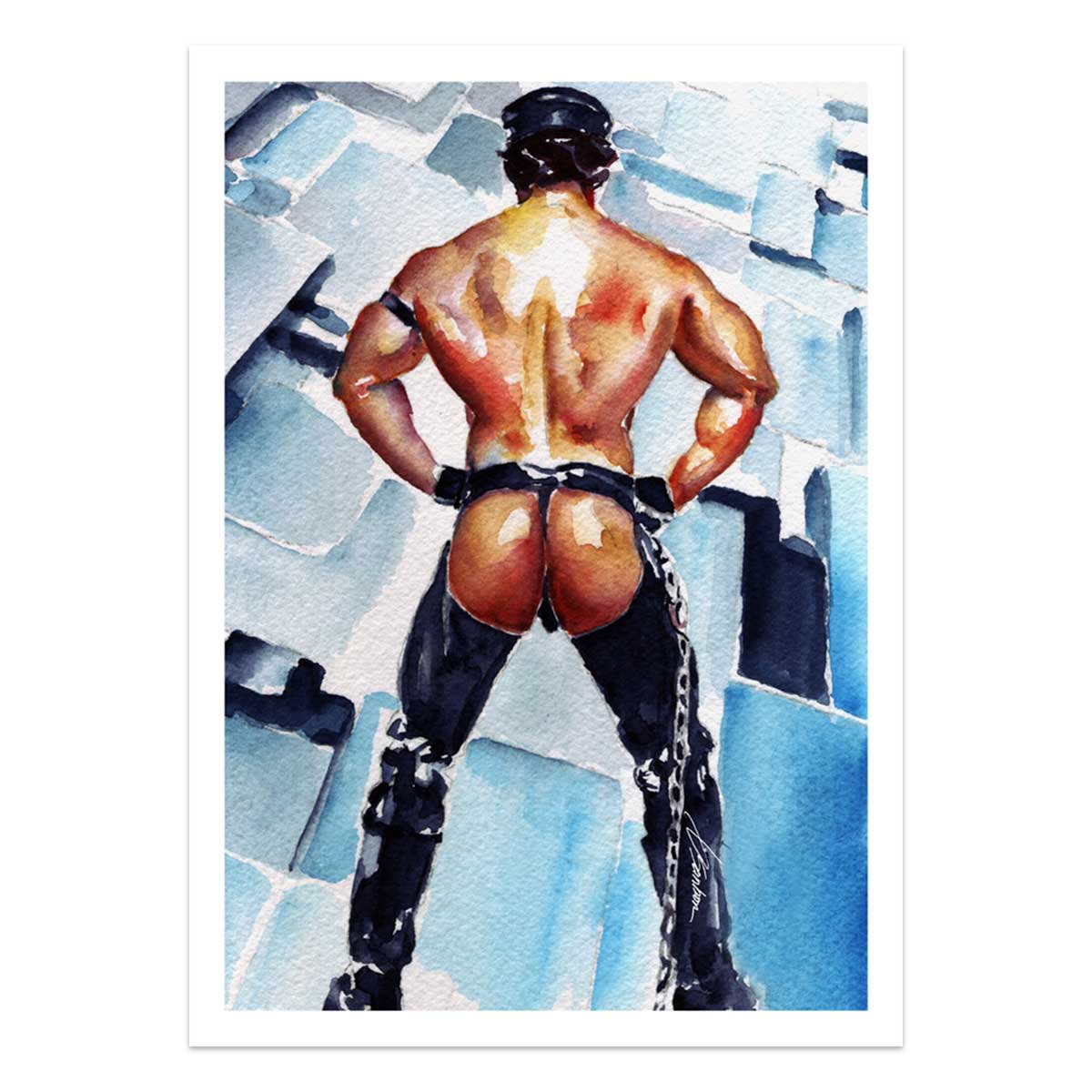 Booty and the Boss – Art Print Artist Brenden Sanborn