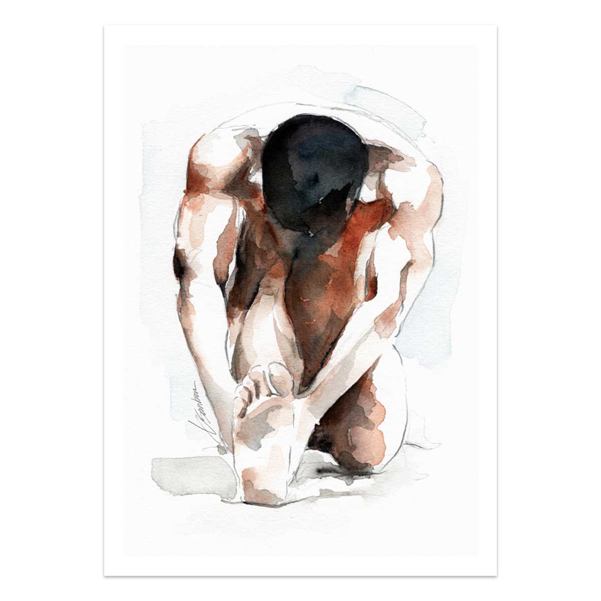 Folding Into Stillness – Art Print Artist Brenden Sanborn