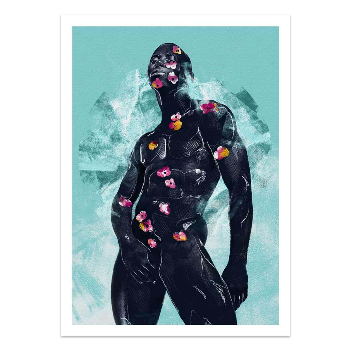 Blooms of a Content Soul - Art print Artist Brenden Sanborn
