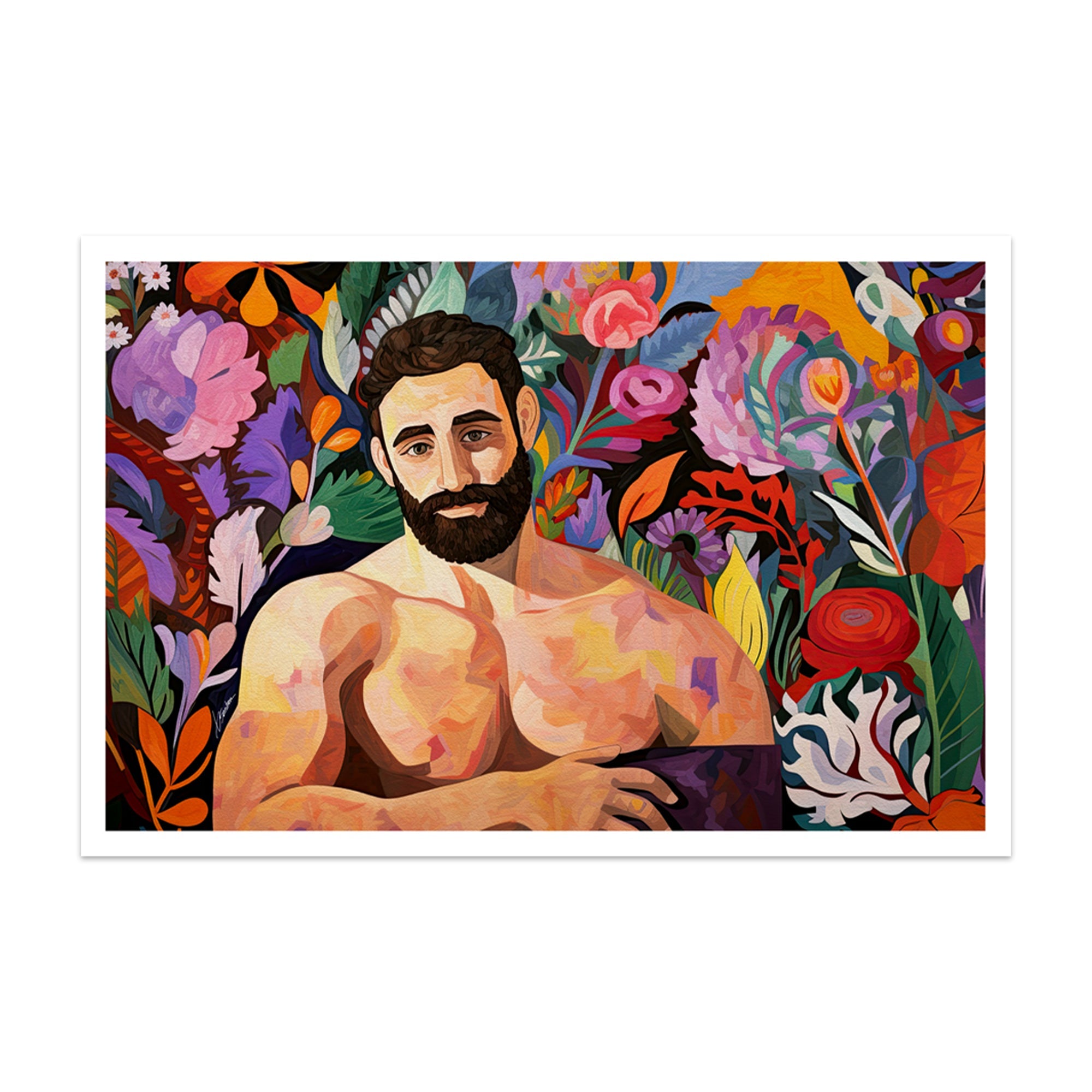 Bloom Around Him – Art Print Artist Brenden Sanborn