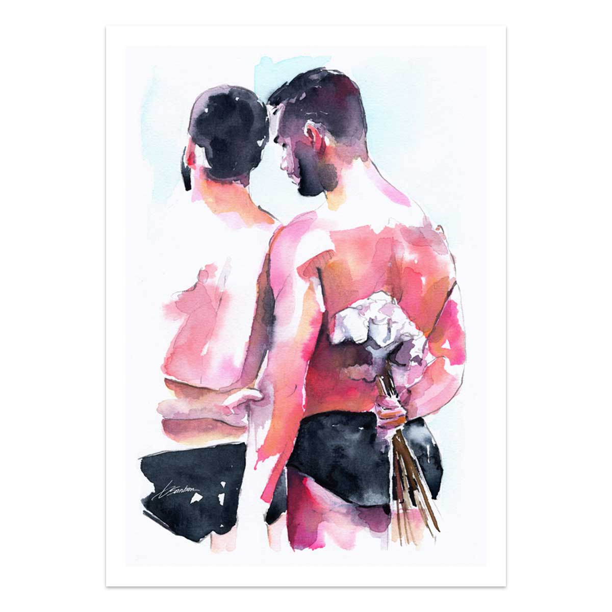 Waiting to Give His Love – Art Print Artist Brenden Sanborn